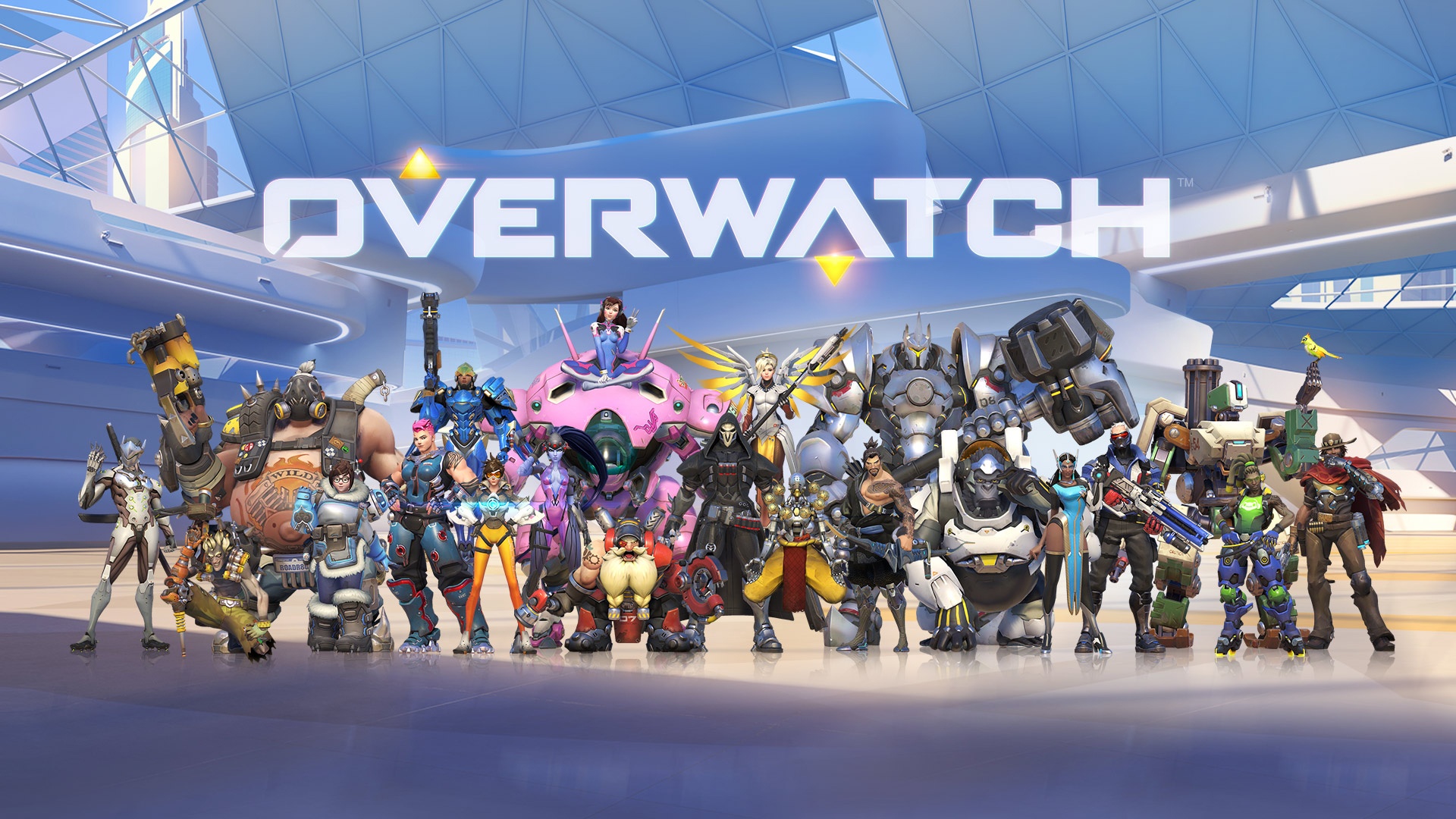 1360x768 Overwatch Game All Heroes Laptop HD HD 4k Wallpapers, Images,  Backgrounds, Photos and Pictures