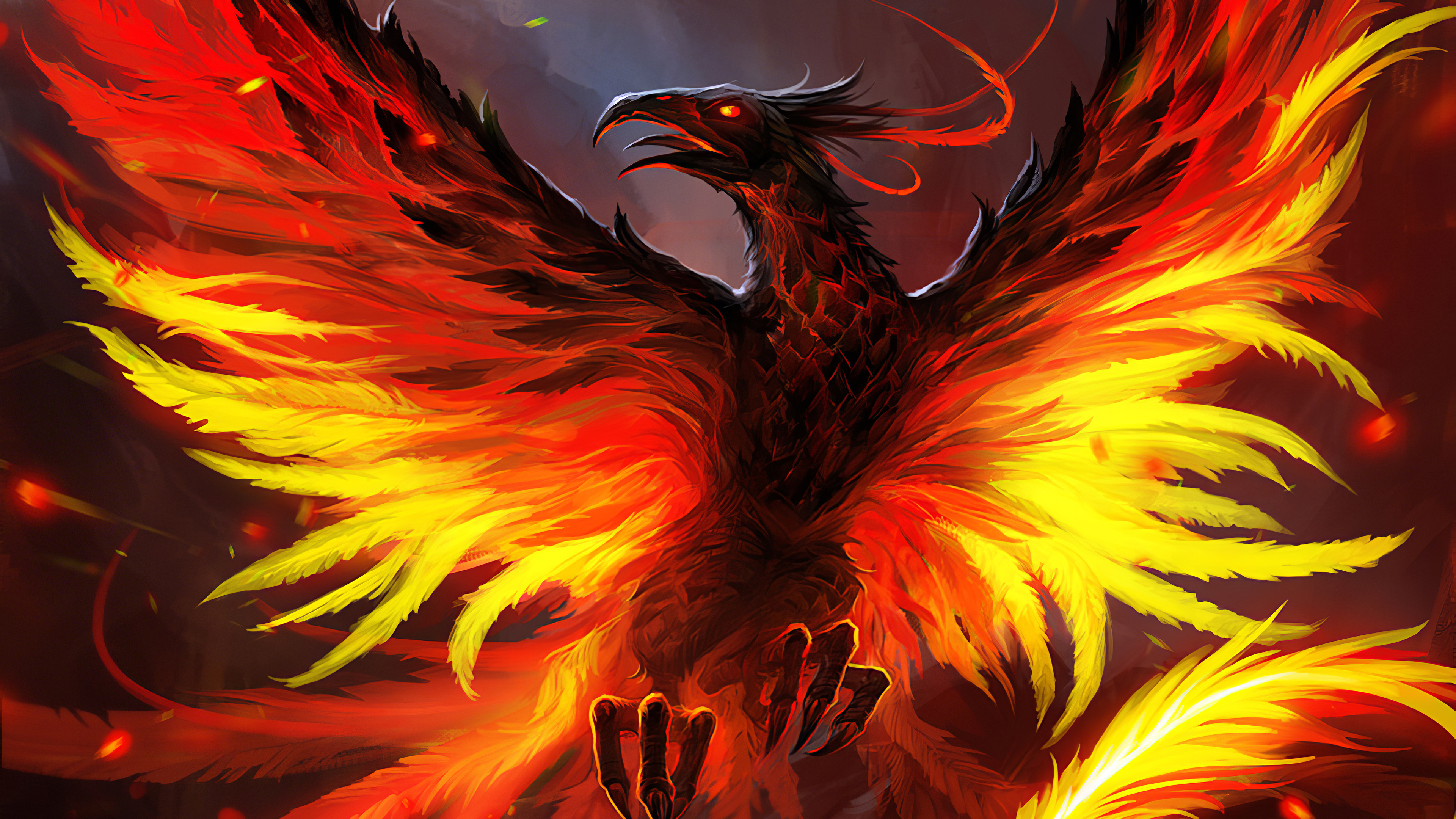 Phoenix Bird Wallpaper HD  PixelsTalkNet