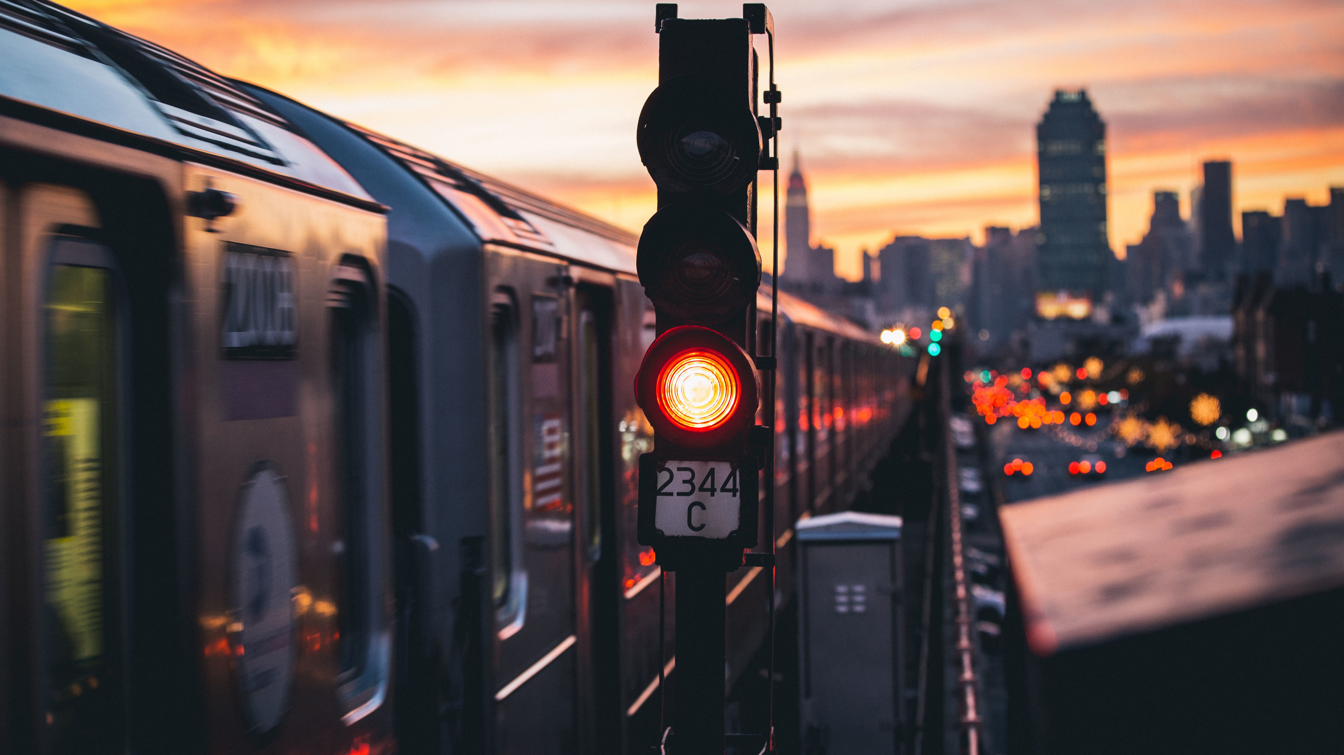 Photography City Train New York City Urban Wallpaper Hd Nature