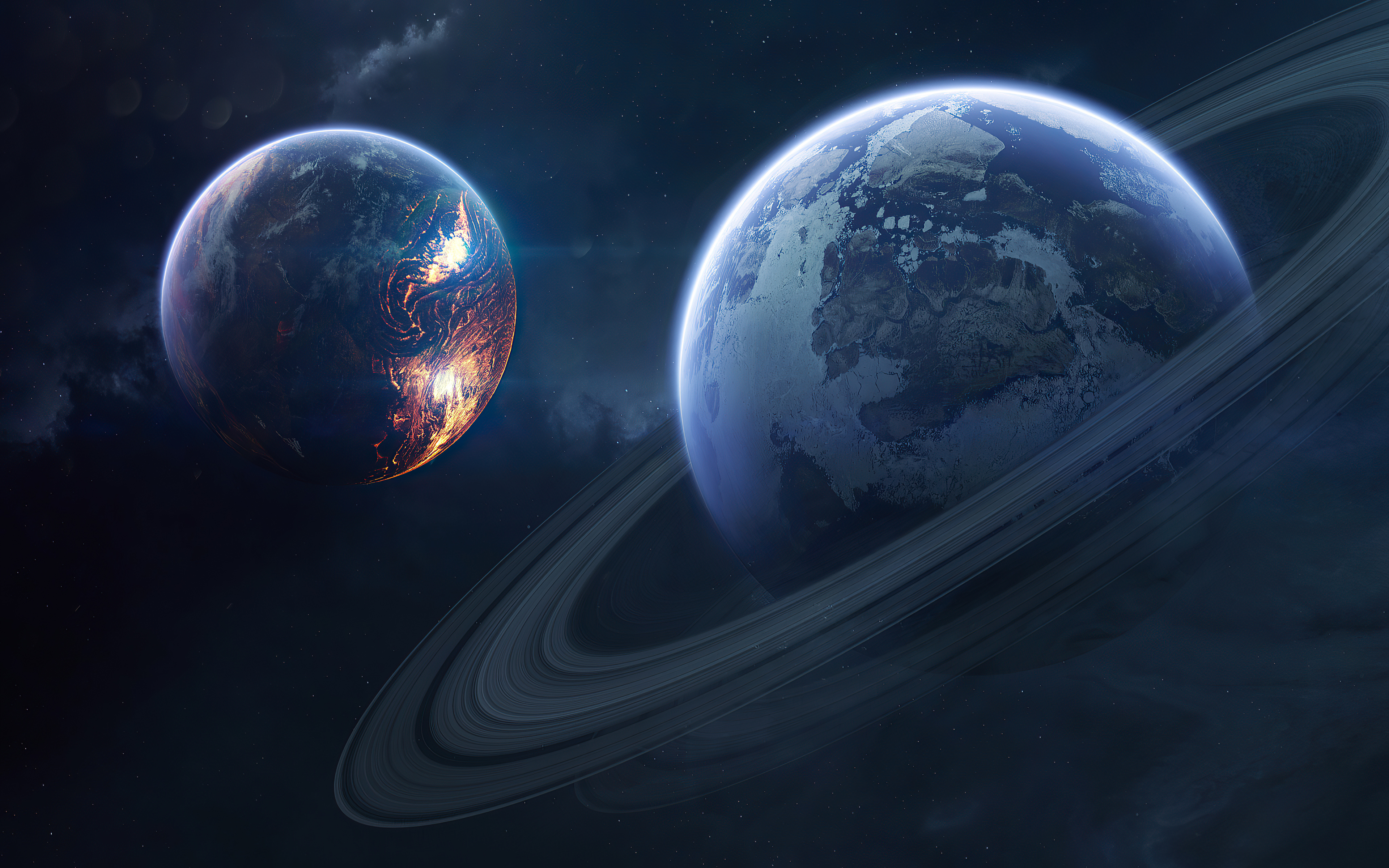 Planetary Rings Space 4k, HD Digital Universe, 4k Wallpapers, Images,  Backgrounds, Photos and Pictures