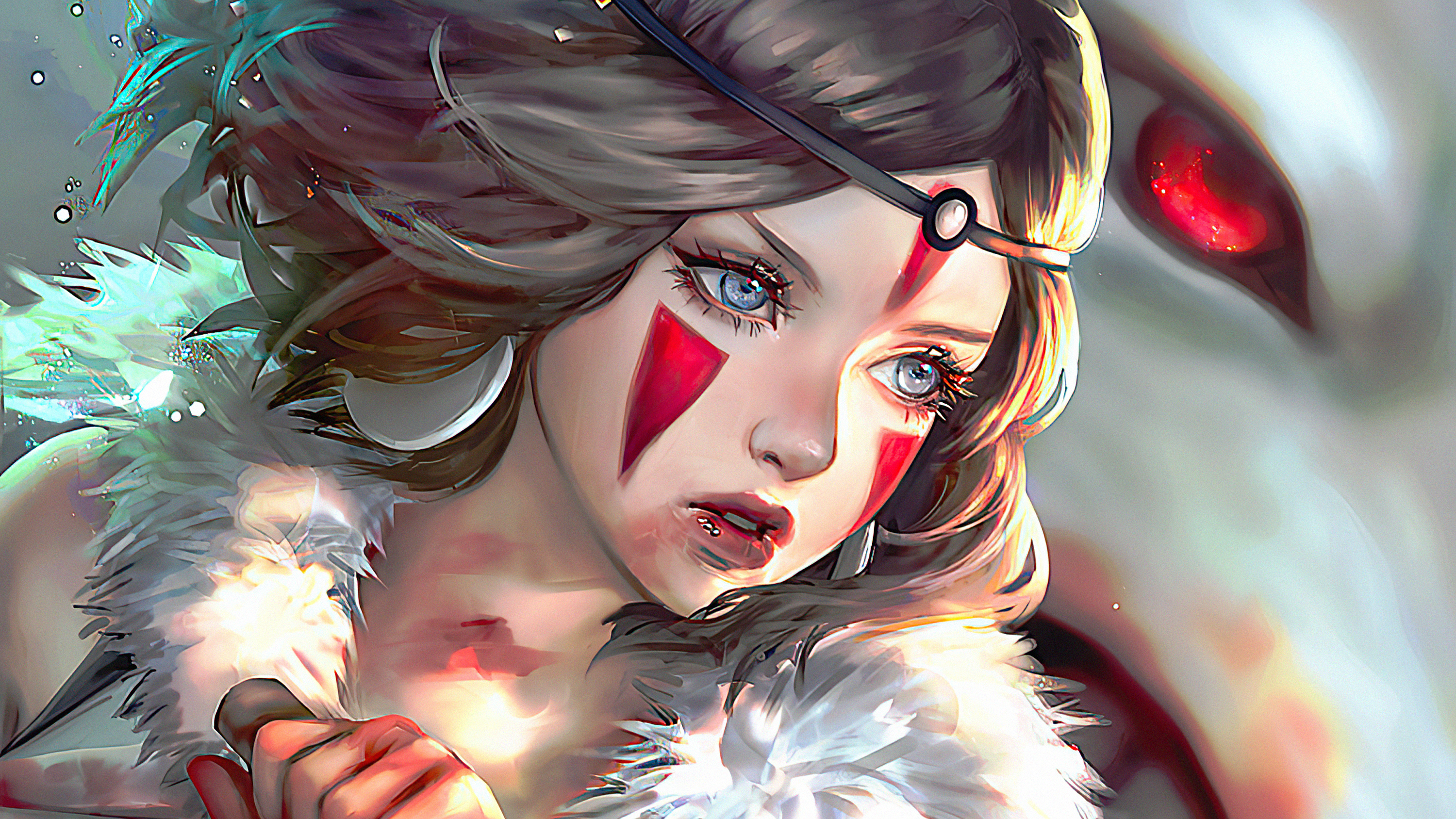 HD wallpaper Princess Mononoke Studio Ghibli anime girls  Wallpaper  Flare