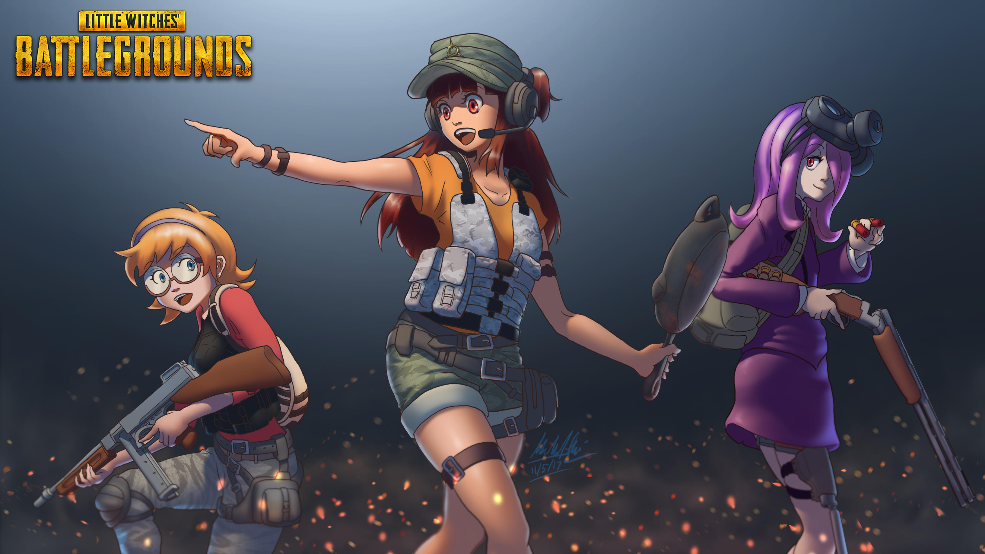 Pubg Anime Crossover Art Hd Games 4k Wallpapers Images