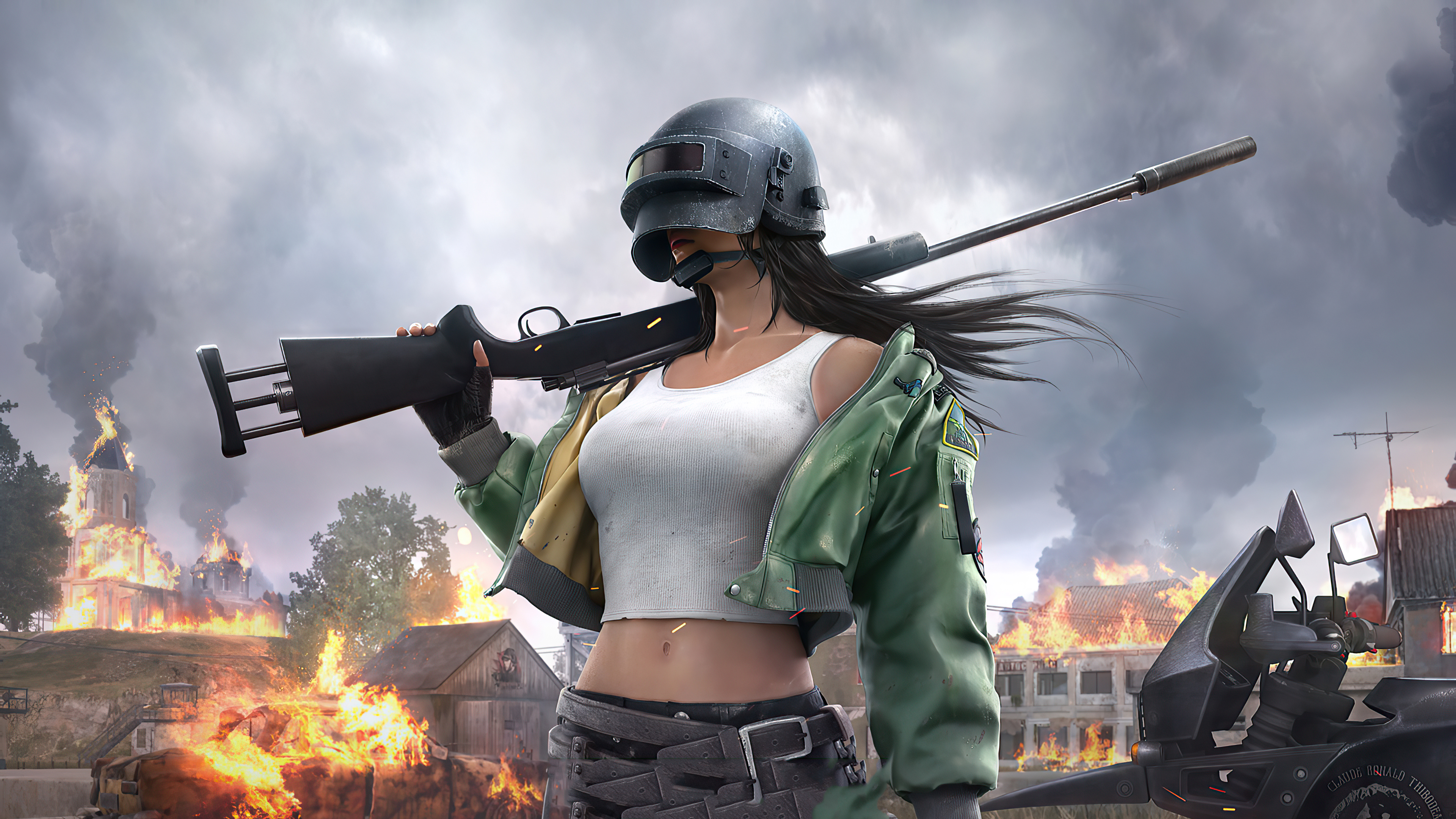 2560x1440 Pubg Helmet Girl 4k 2020 1440P Resolution HD 4k Wallpapers,  Images, Backgrounds, Photos and Pictures