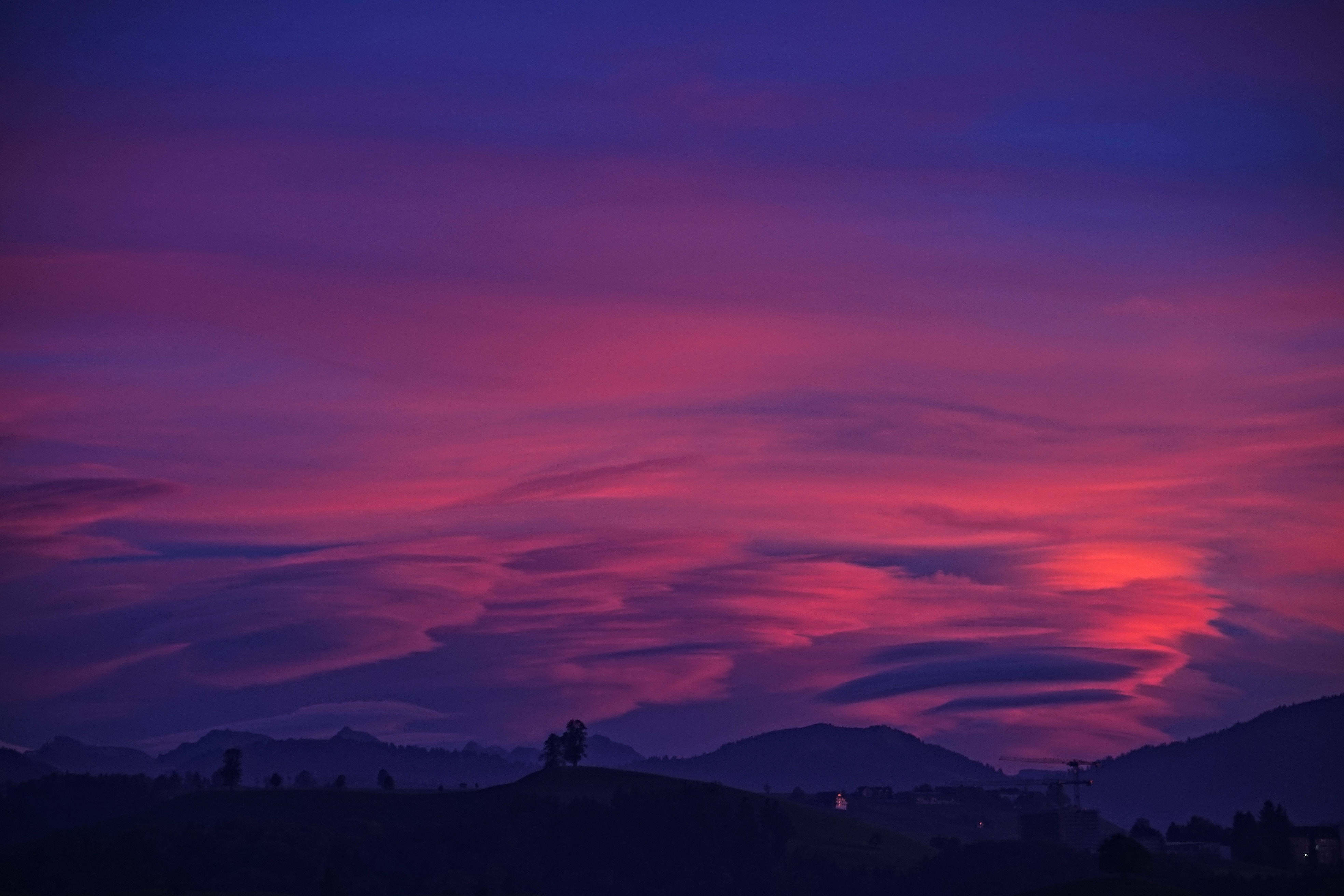 Purple Sky Clouds Mountains 4k, HD Nature, 4k Wallpapers, Images