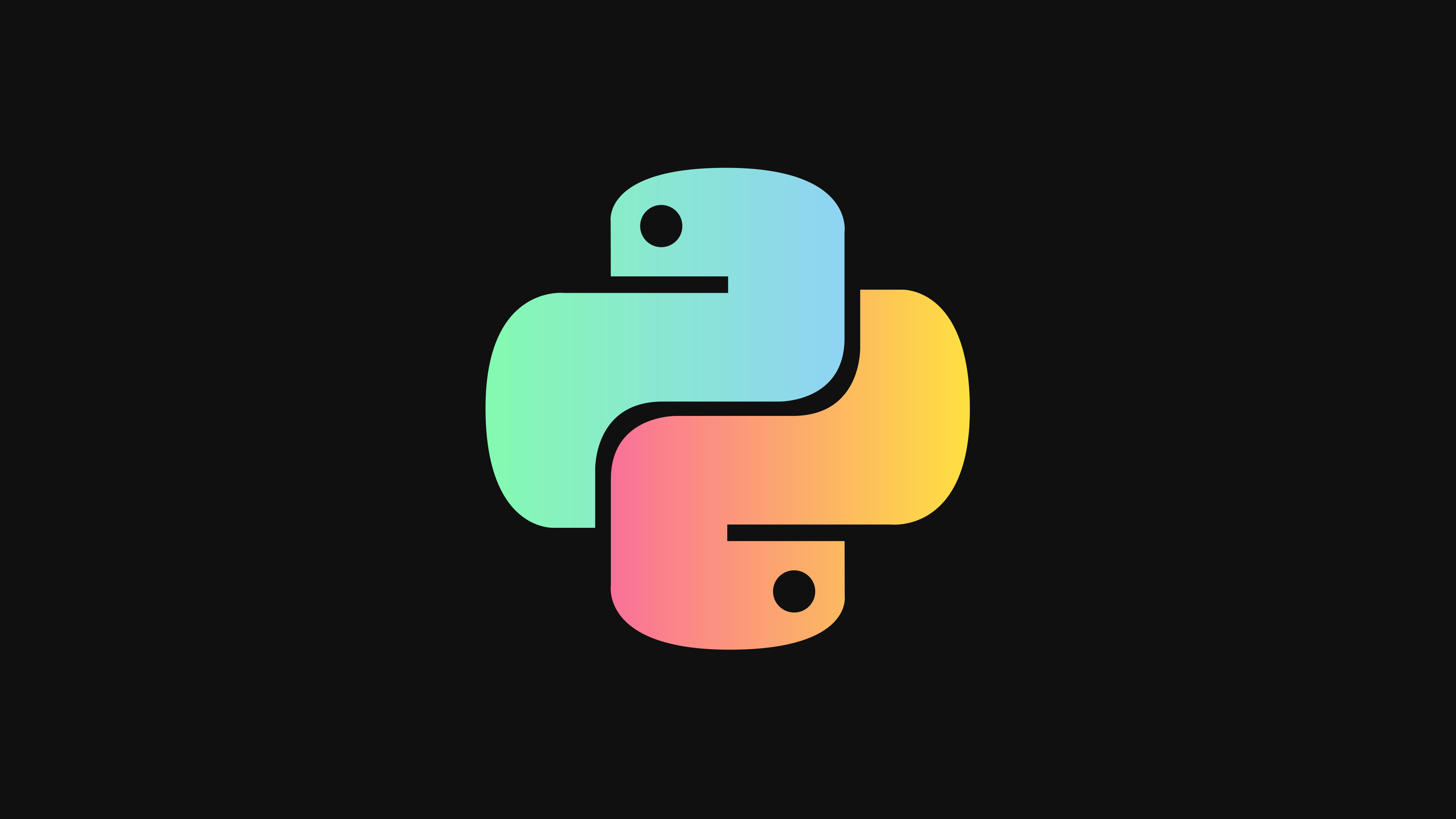 Python Logo 4k Computer Wallpaper