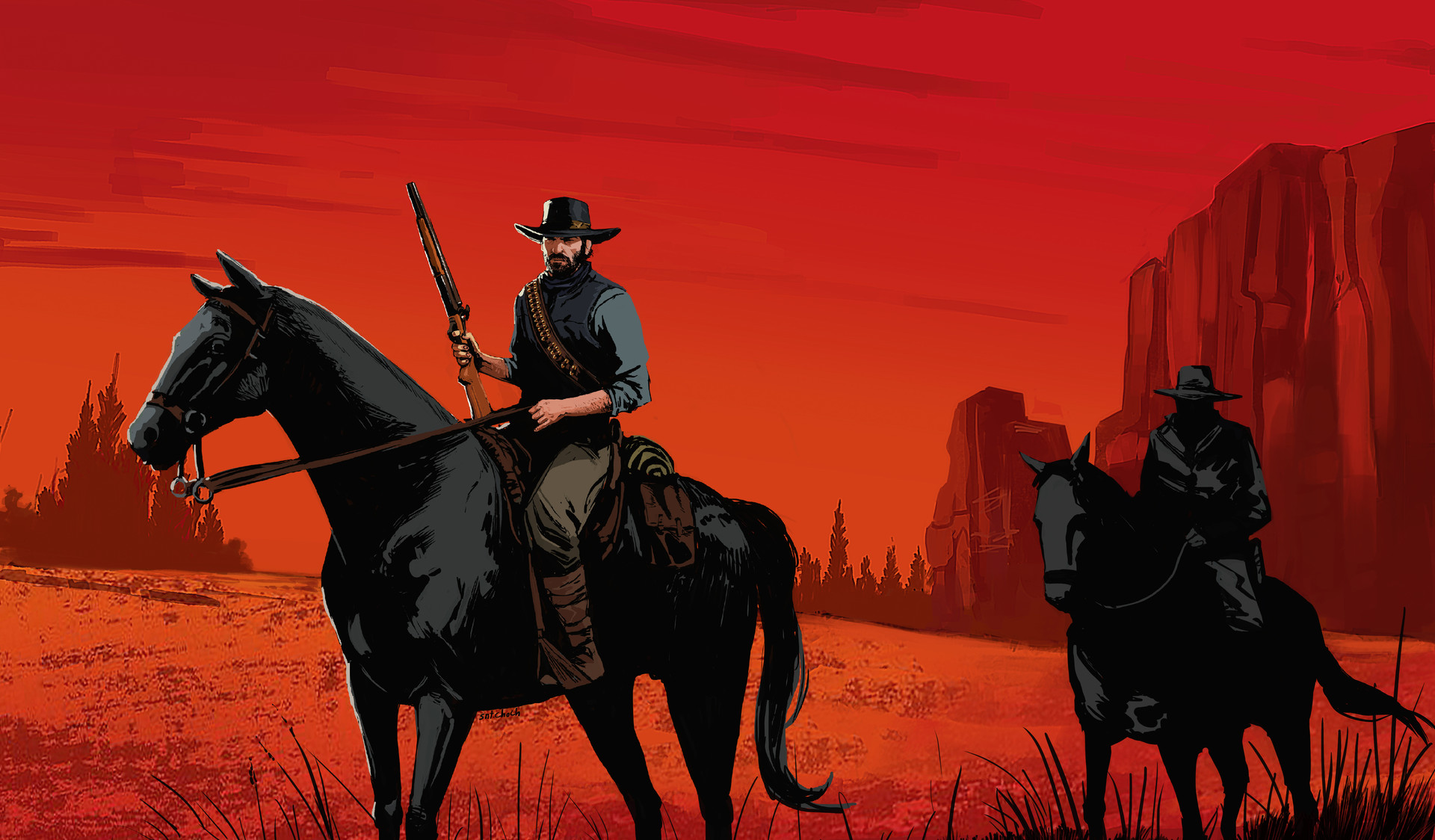 HD red dead redemption 2 wallpapers