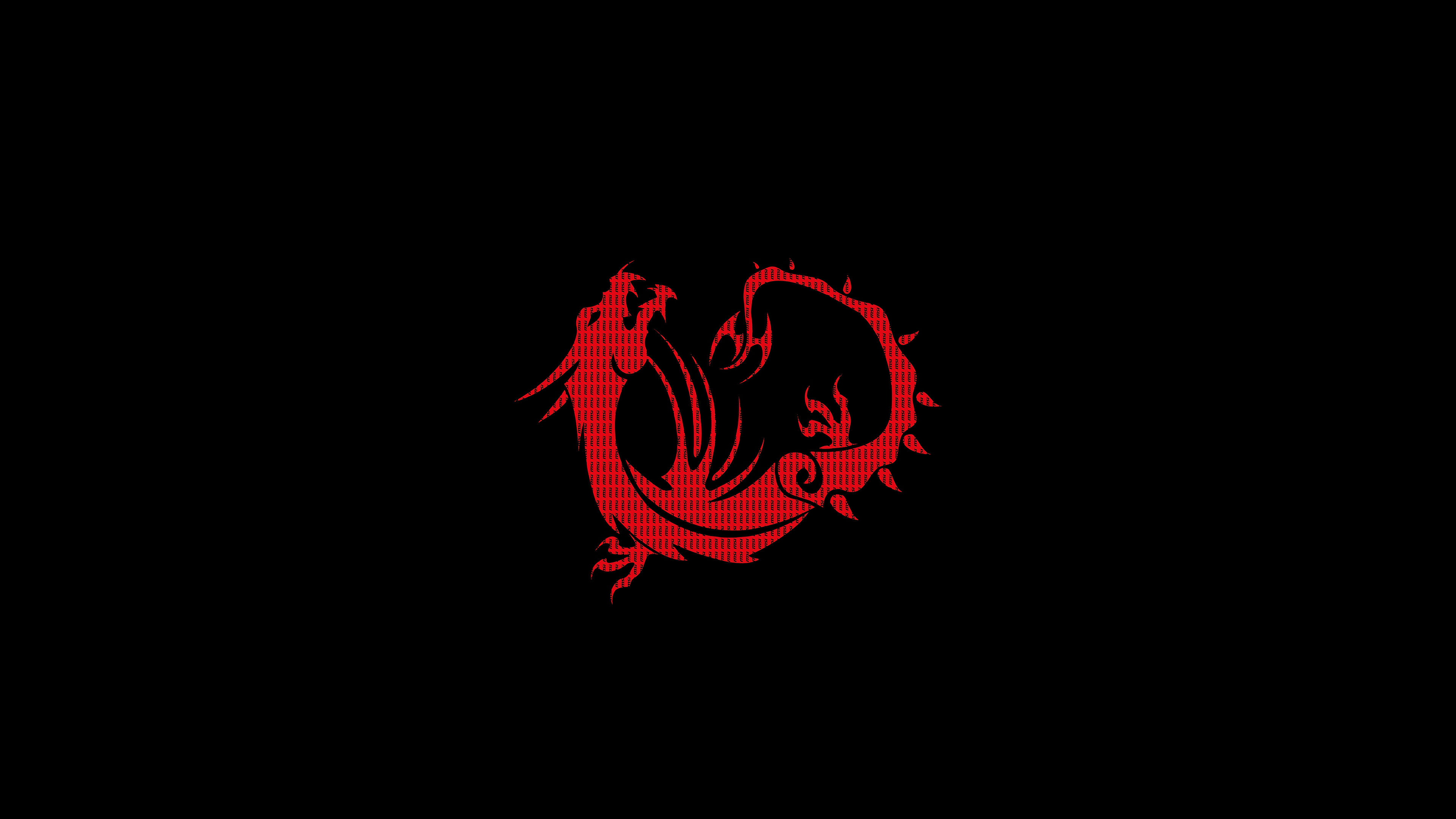 Red Dragon Black Minimal 4k, HD Artist, 4k Wallpapers, Images, Backgrounds,  Photos and Pictures