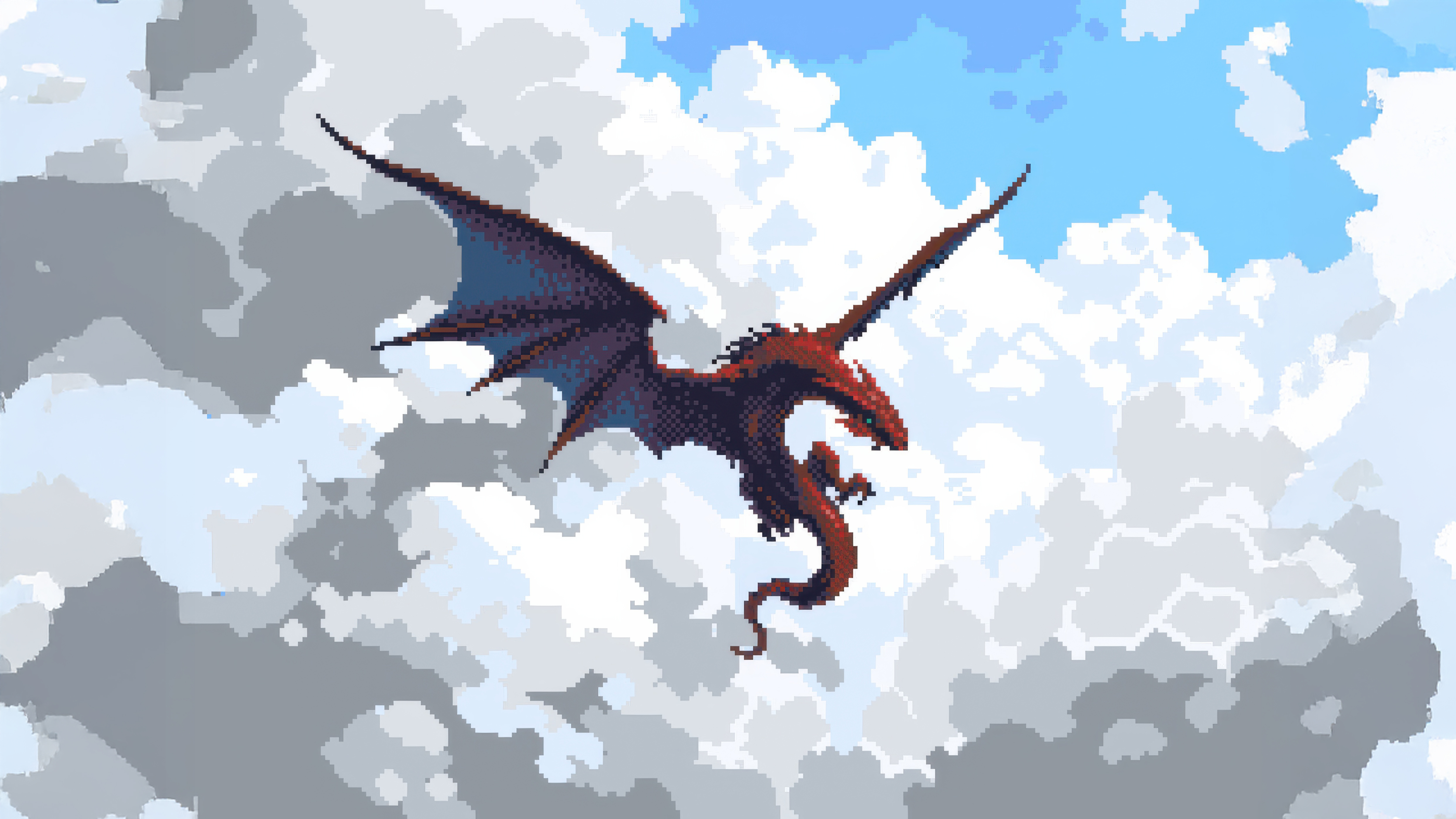 Red Dragon In Sky Wallpaper,HD Artist Wallpapers,4k Wallpapers,Images ...