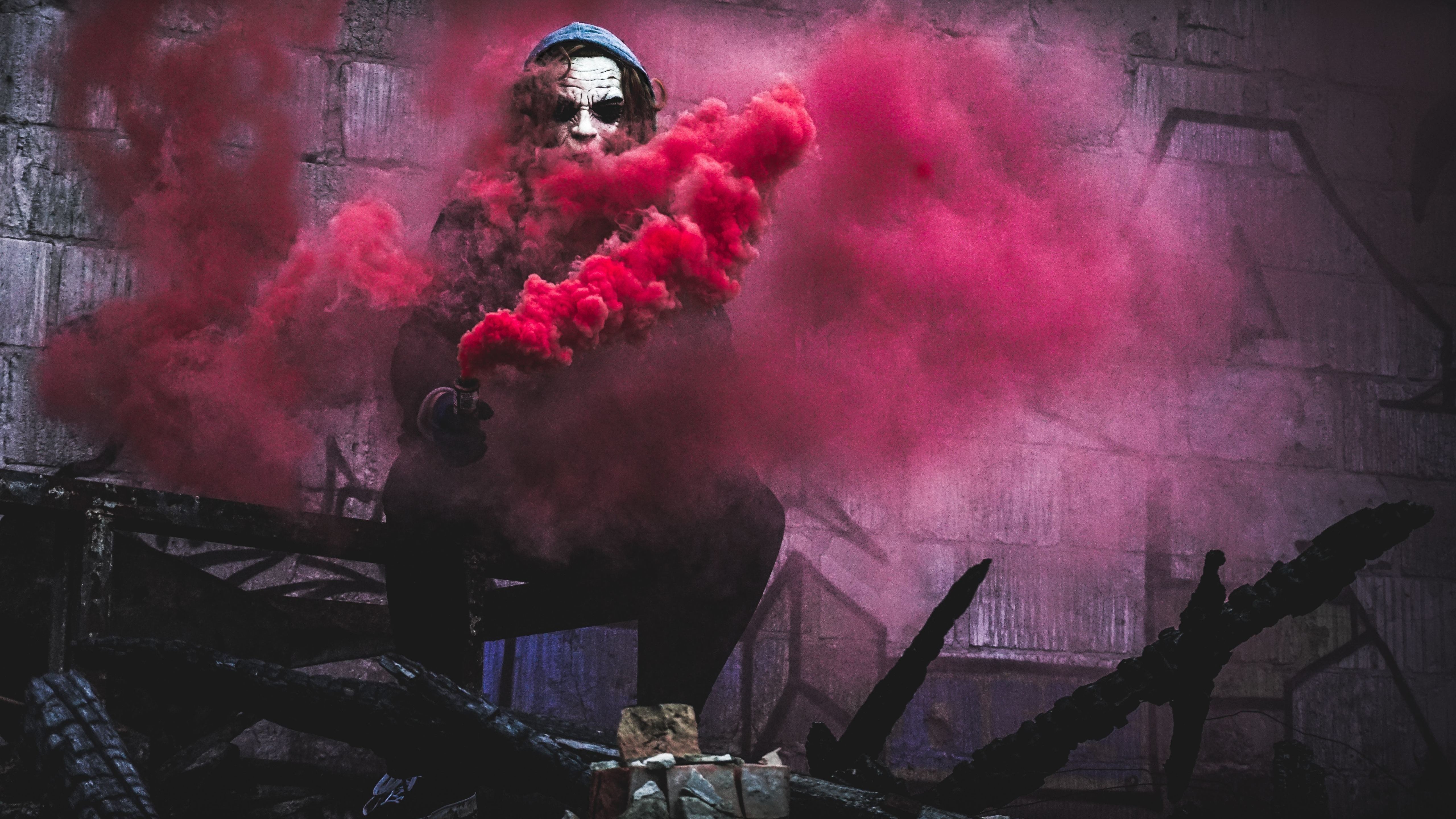 Red Smoke By Joker, HD Superheroes, 4k Wallpapers, Images, Backgrounds,  Photos and Pictures