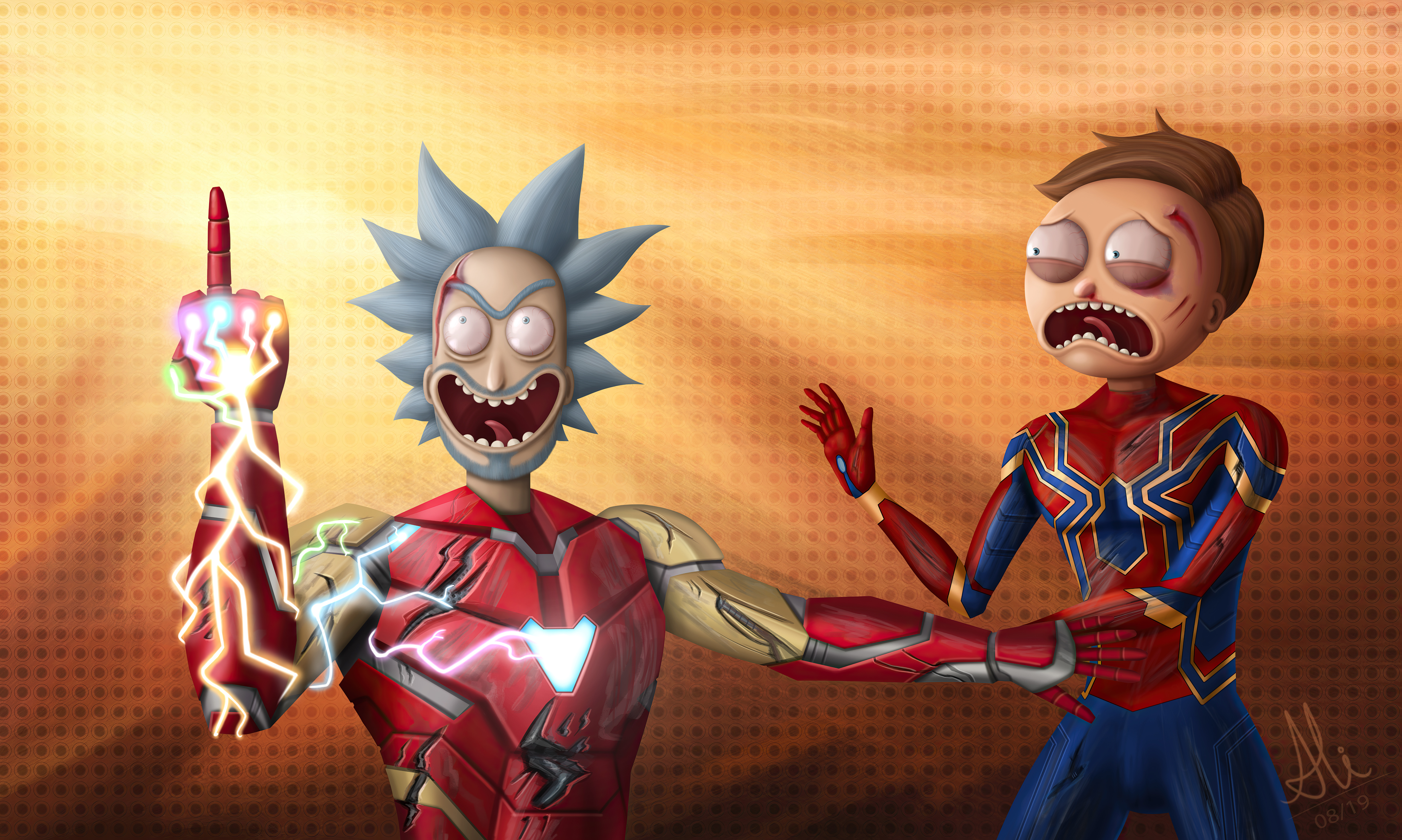 Rick And Morty X Avengers Endgame 4k, HD Cartoons, 4k Wallpapers, Images,  Backgrounds, Photos and Pictures