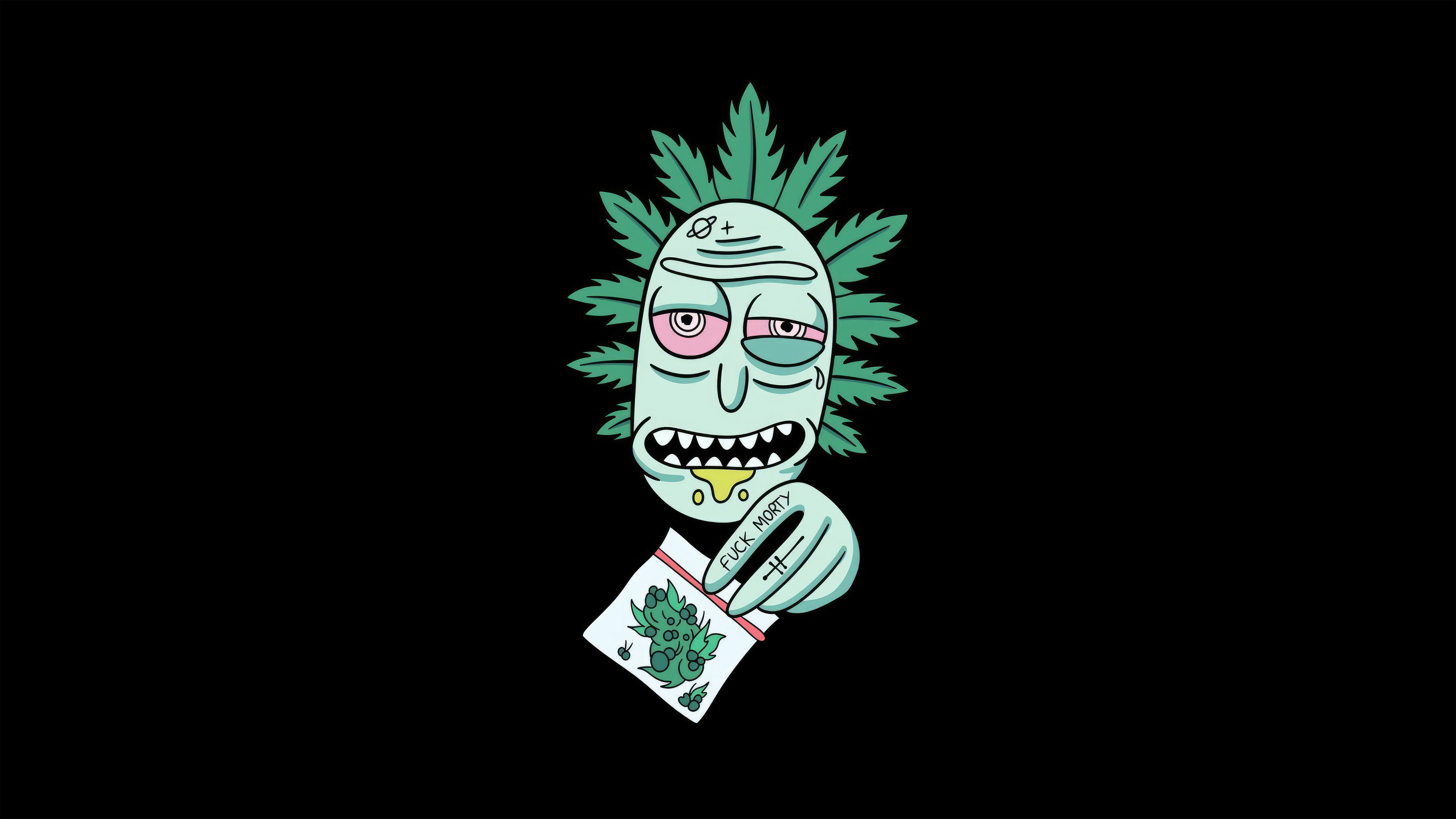 Rick Sanchez Morty Smith Desktop Wallpaper Hi