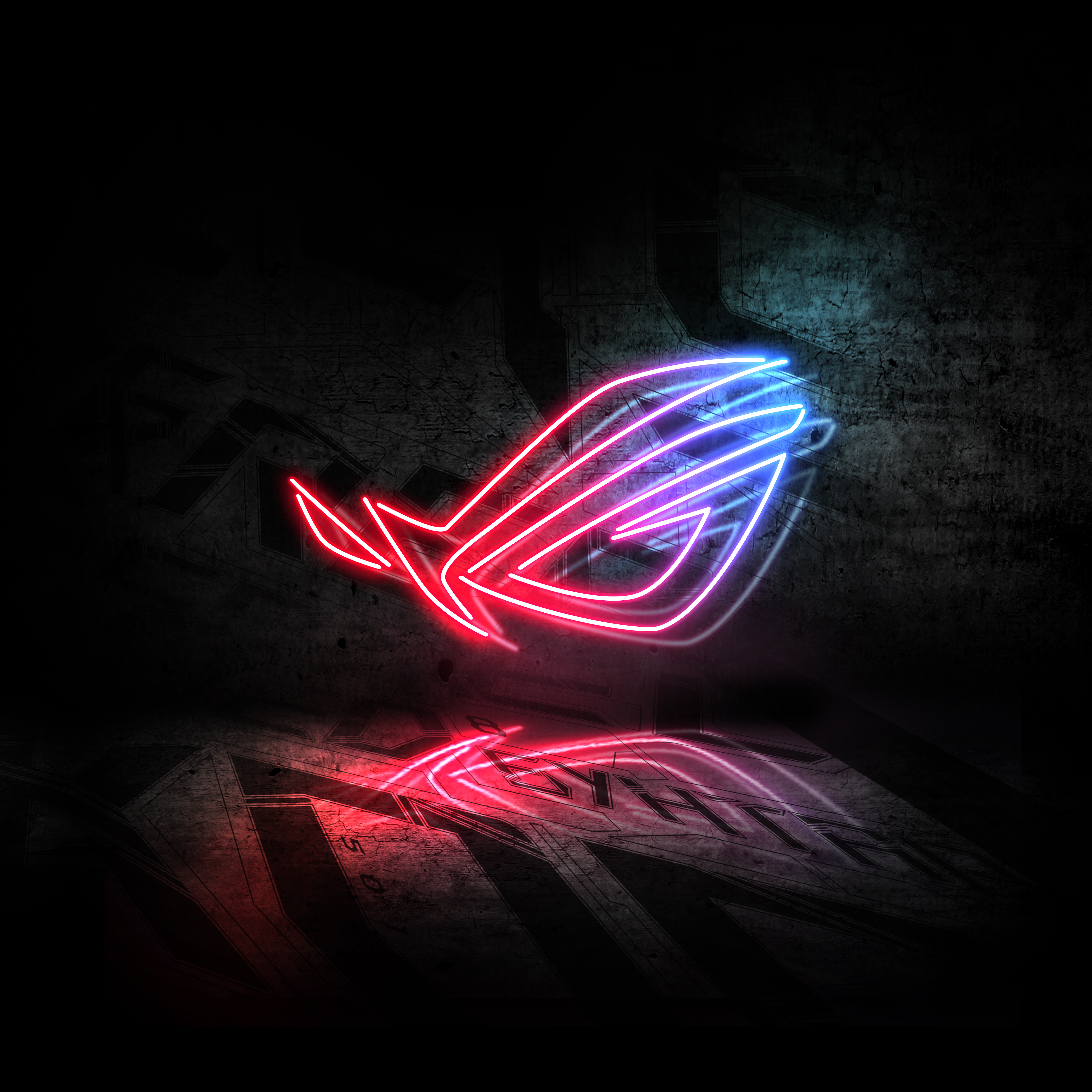 19x10 Rog Neon Logo 5k 1080p Resolution Hd 4k Wallpapers Images Backgrounds Photos And Pictures