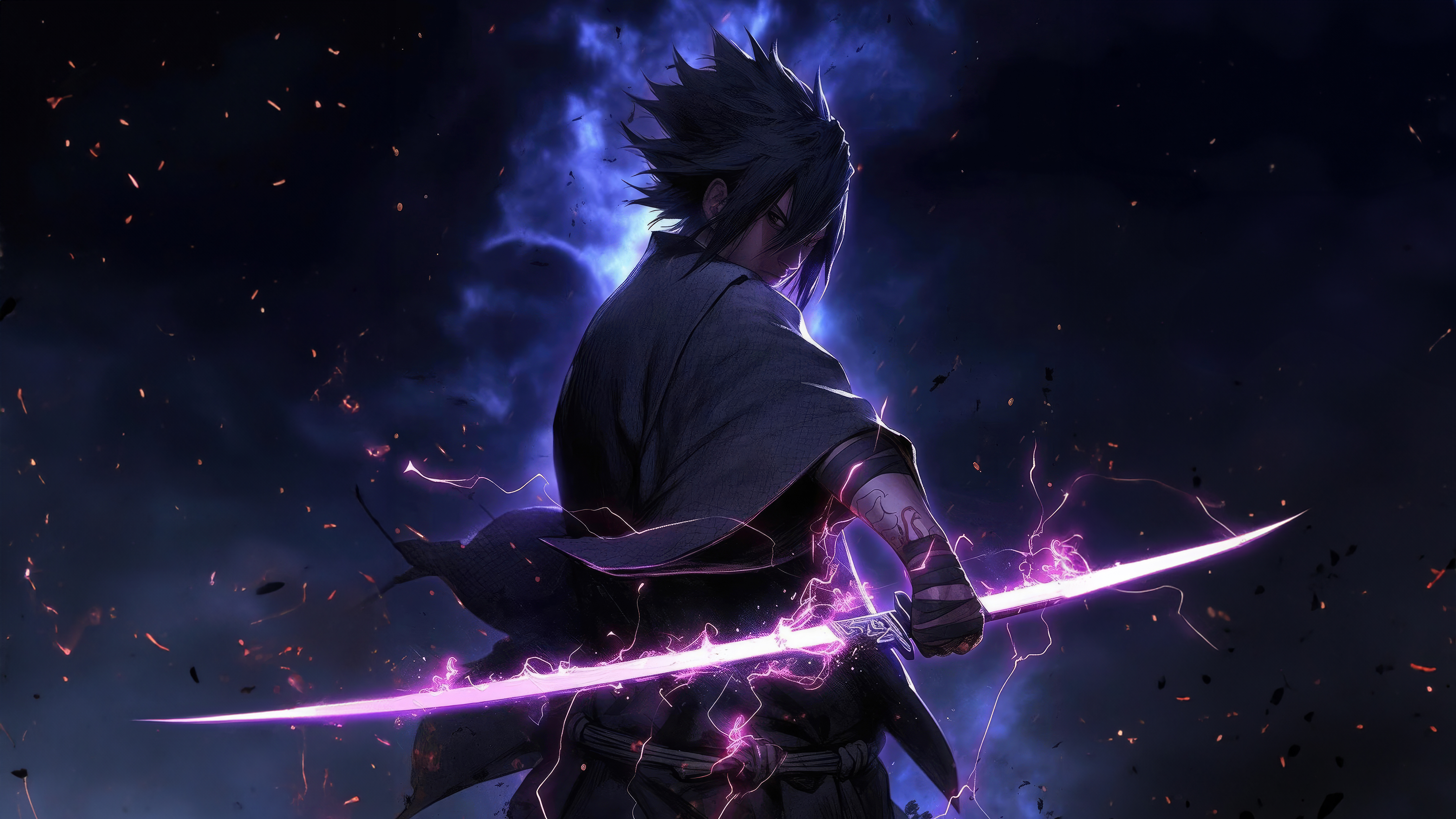 2932x2932 Resolution Obito Uchiha Cool 4K Ipad Pro Retina Display