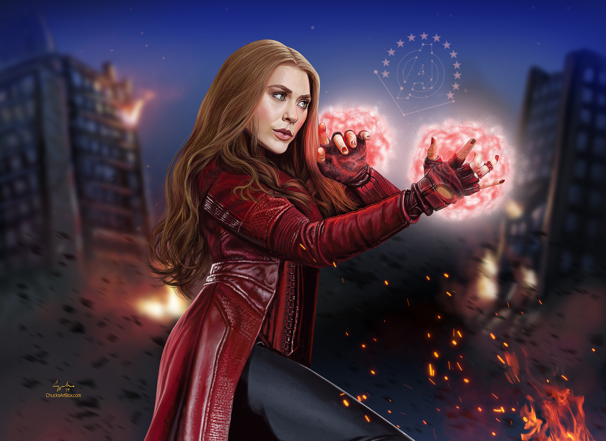Scarlet Witch New Artwork, HD Superheroes, 4k Wallpapers, Images