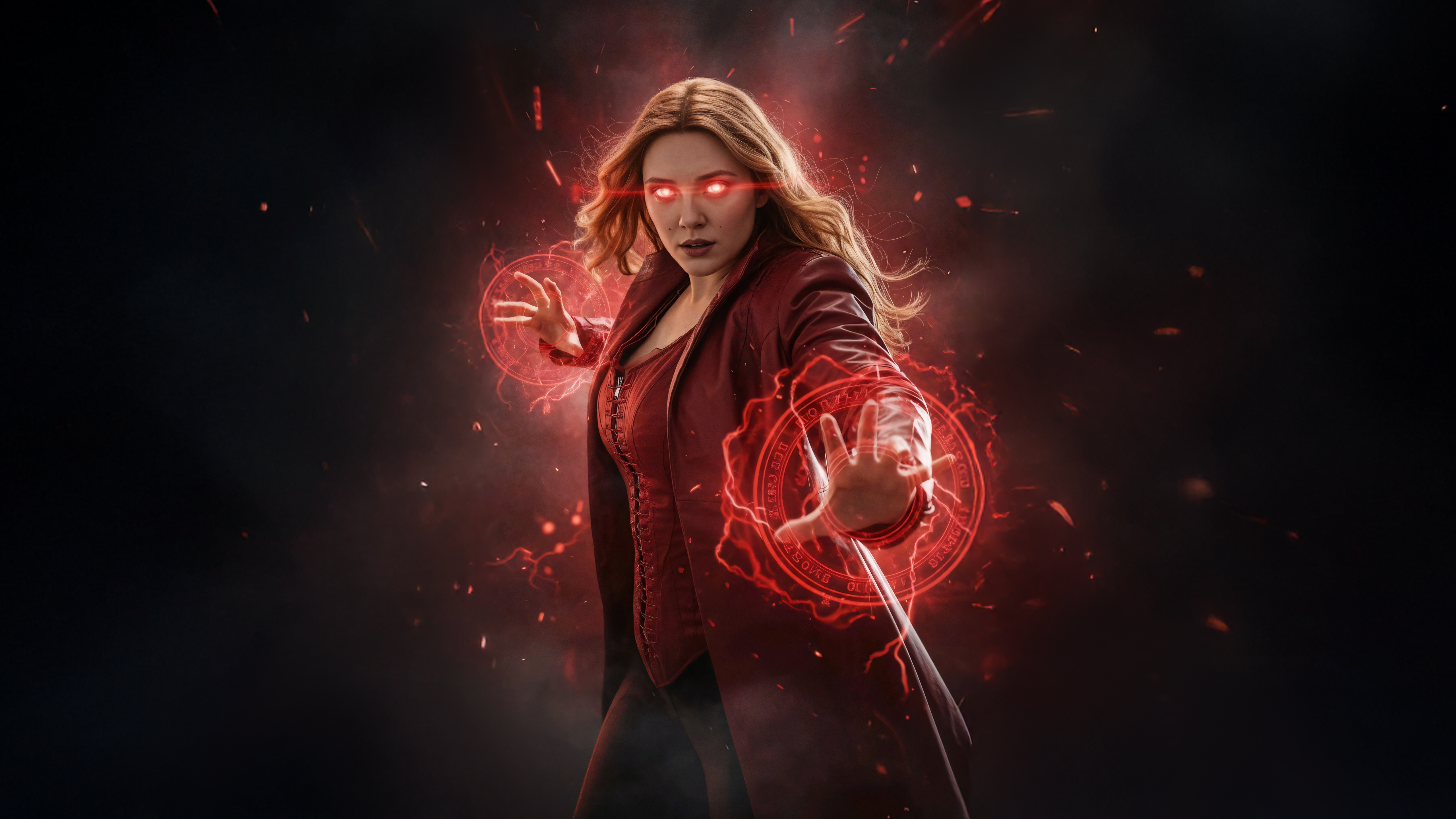 Scarlet Witch Red Magic Rising Wallpaper,HD Superheroes Wallpapers,4k ...