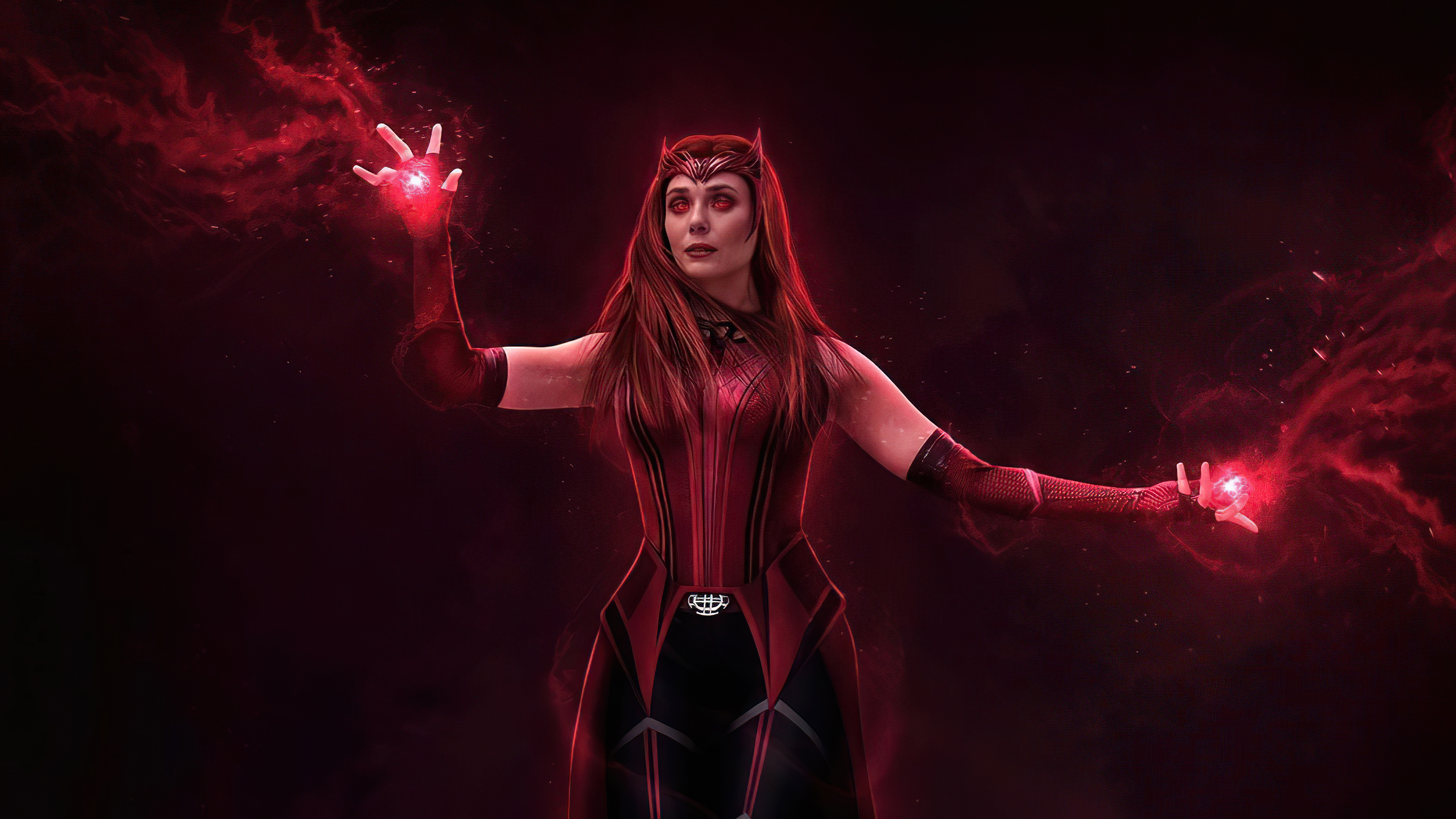 Scarlet Witch Cool WandaVision Wallpaper HD Superheroes 4K Wallpapers  Images Photos and Background  Wallpapers Den
