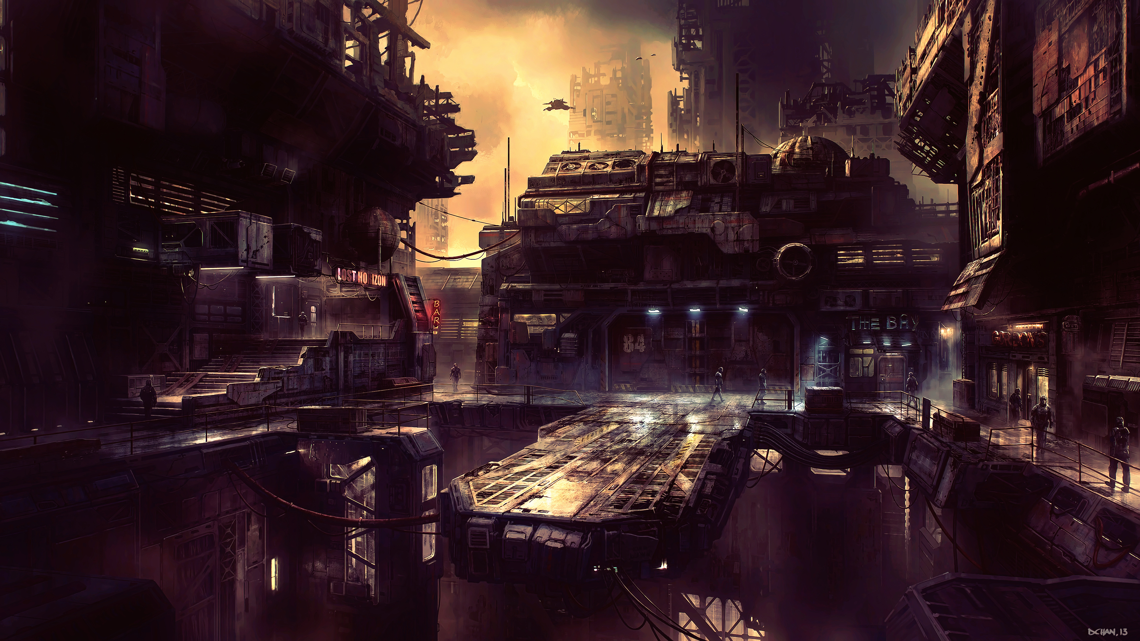 Science Fiction Future City 4k, HD Artist, 4k Wallpapers, Images,  Backgrounds, Photos and Pictures