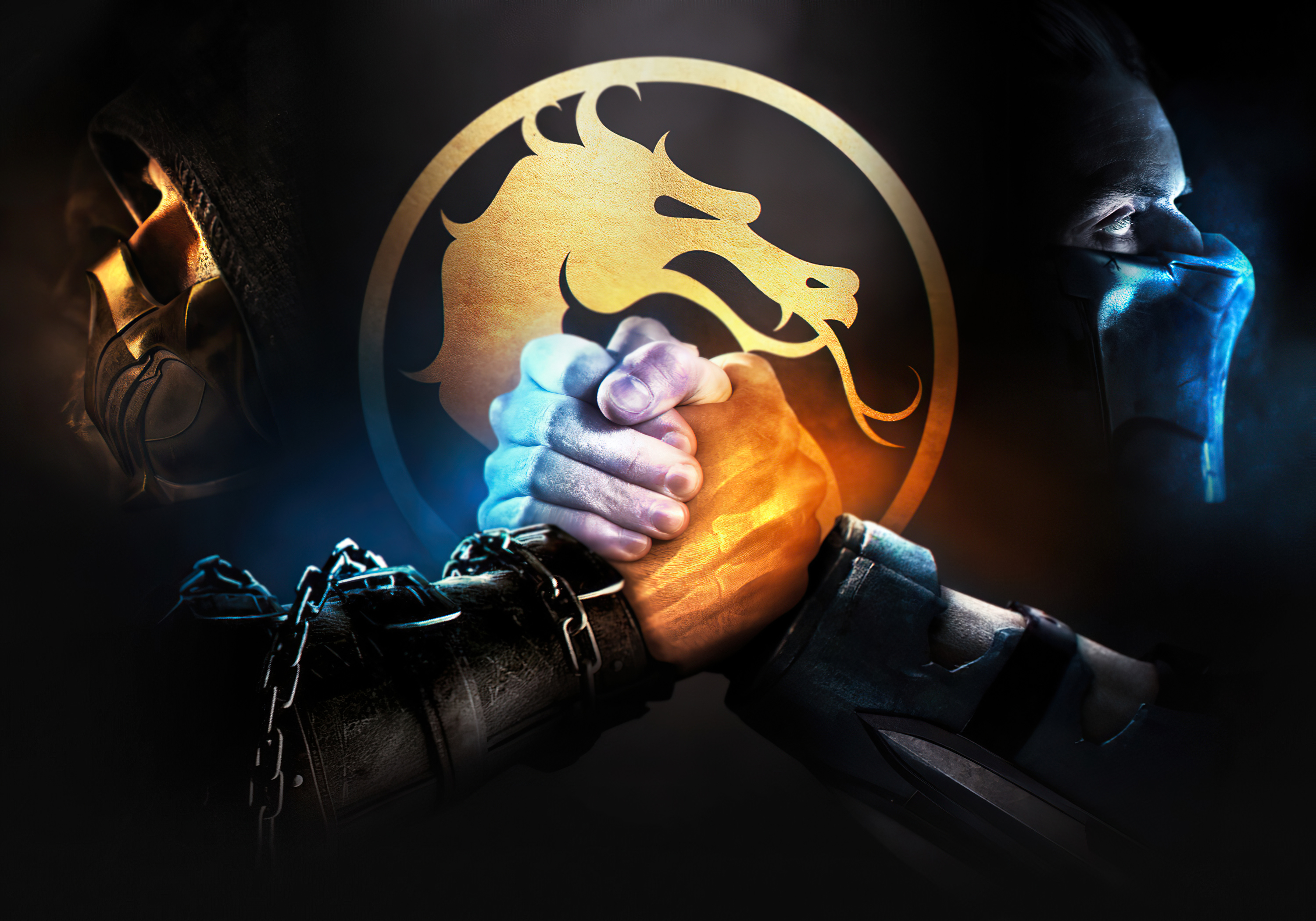 SCORPION AND SUB ZERO Mortal Kombat Wallpaper,HD Artist Wallpapers,4k