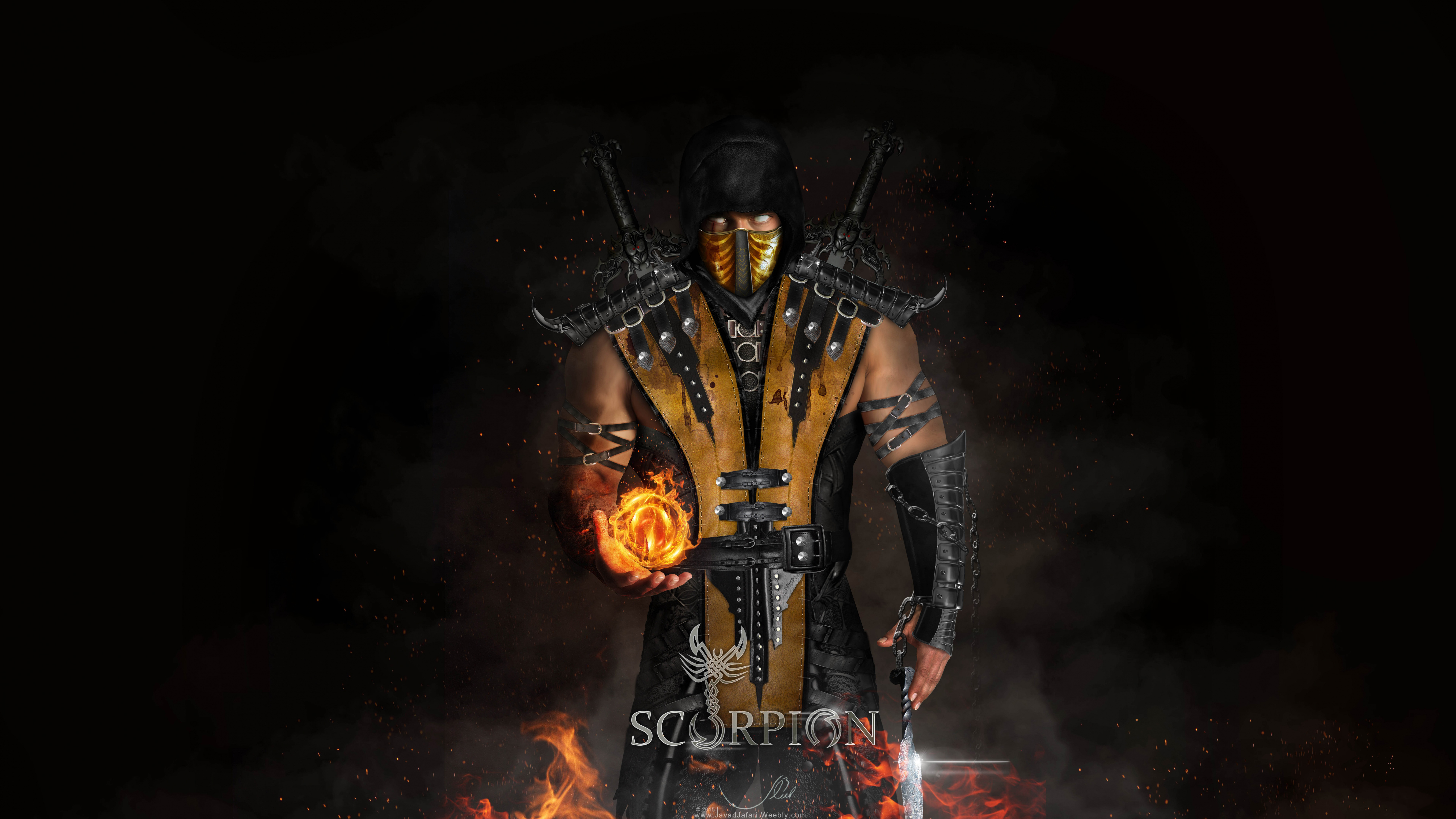 Mortal Kombat Wallpaper 4K 2021 Movies Scorpion 4712