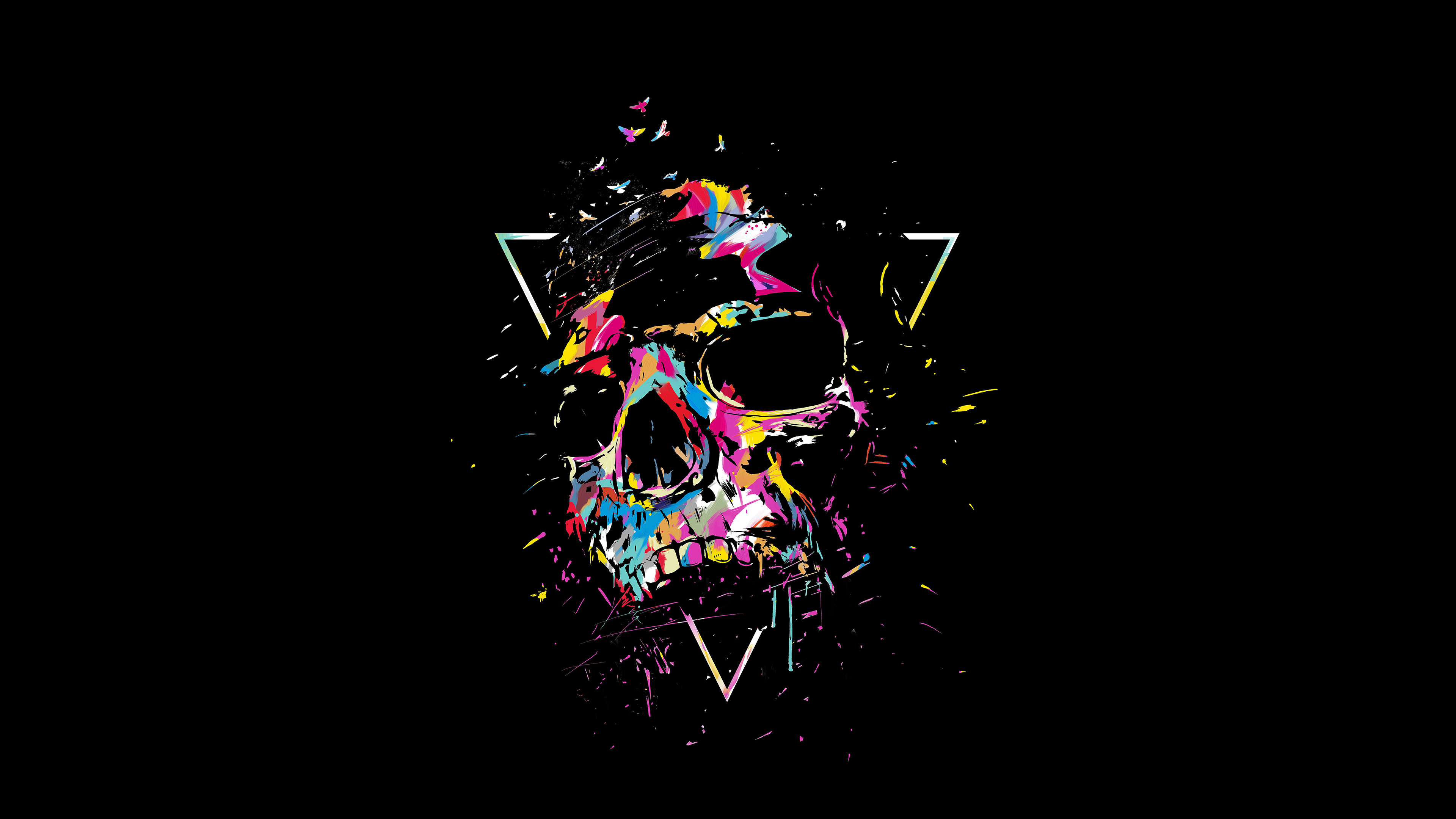 Skull Color Sketch Art 4k, HD Artist, 4k Wallpapers, Images, Backgrounds,  Photos and Pictures