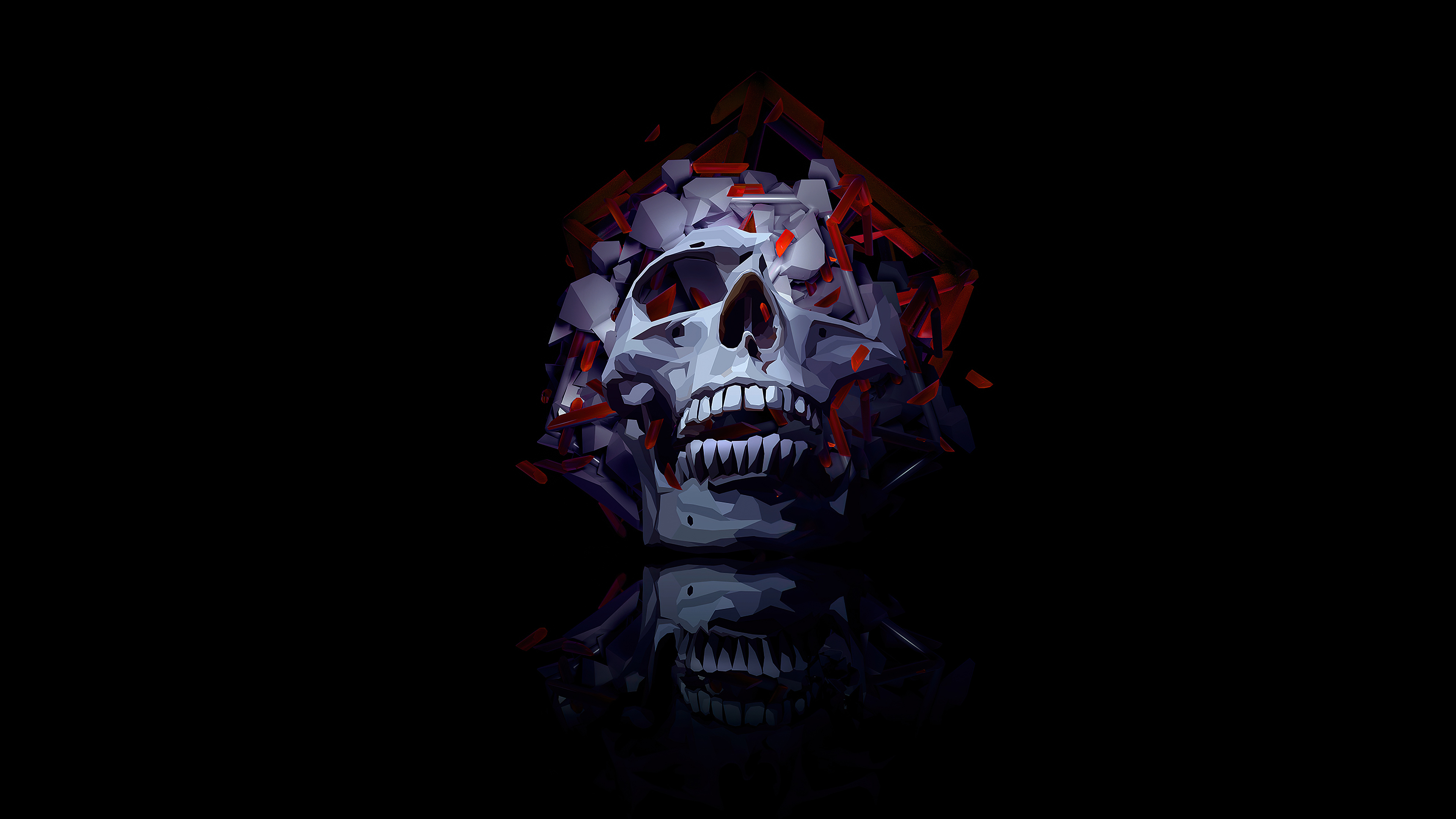 Skull Roses 4k, HD Artist, 4k Wallpapers, Images, Backgrounds, Photos and  Pictures