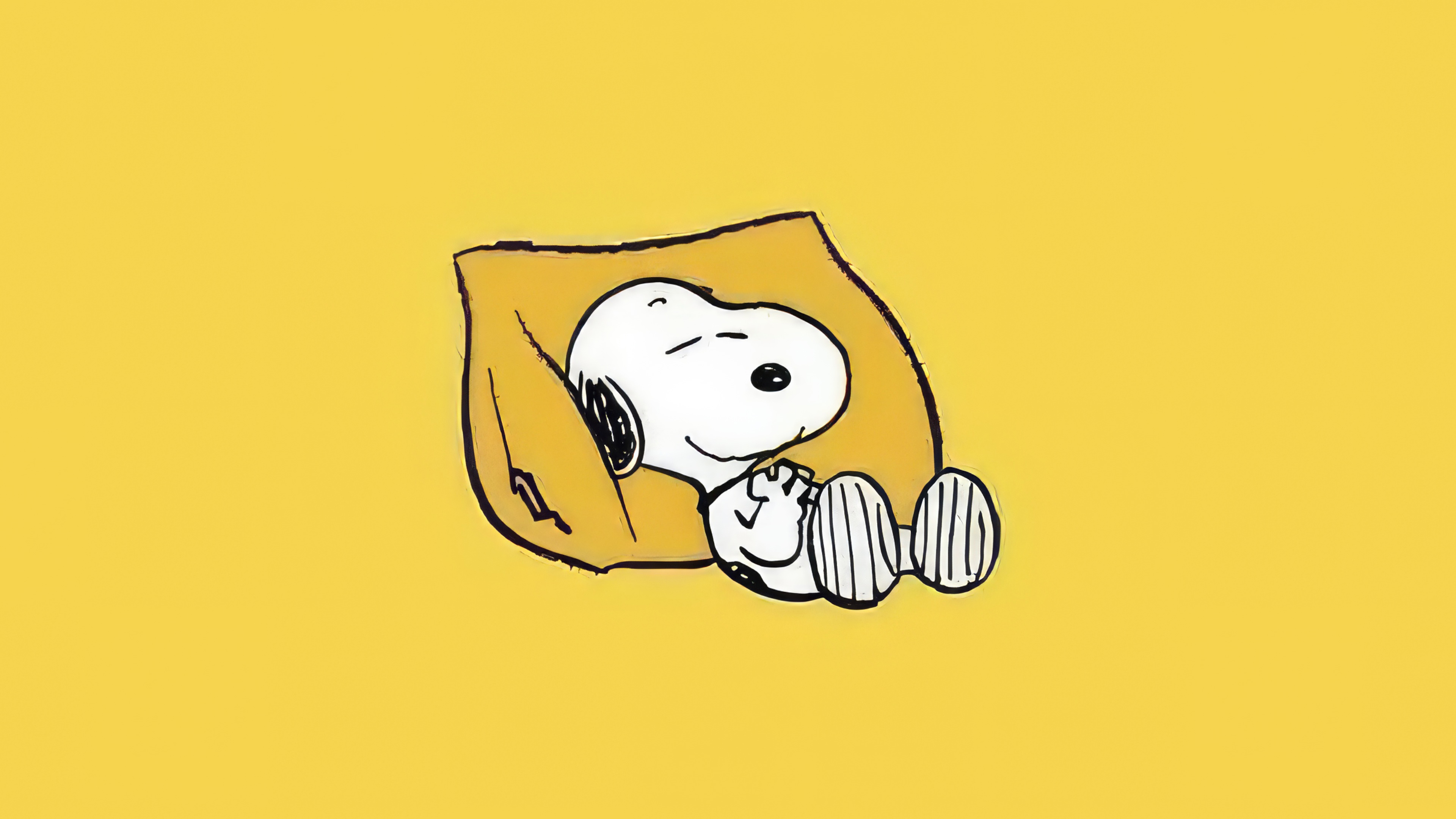 Snoopy Wallpaper 4K, Woodstock, Love heart