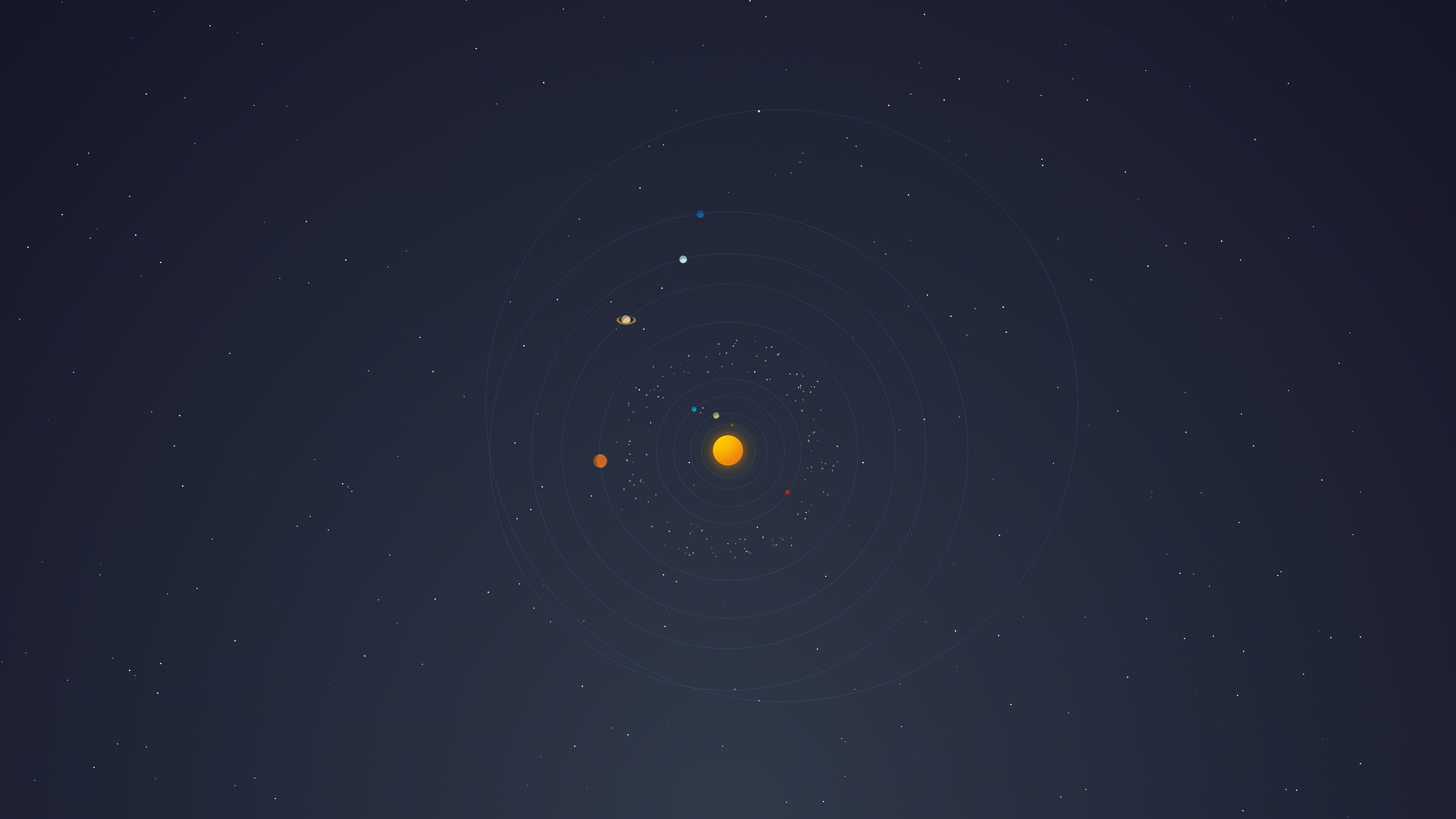 Solar System Wallpaper 4K