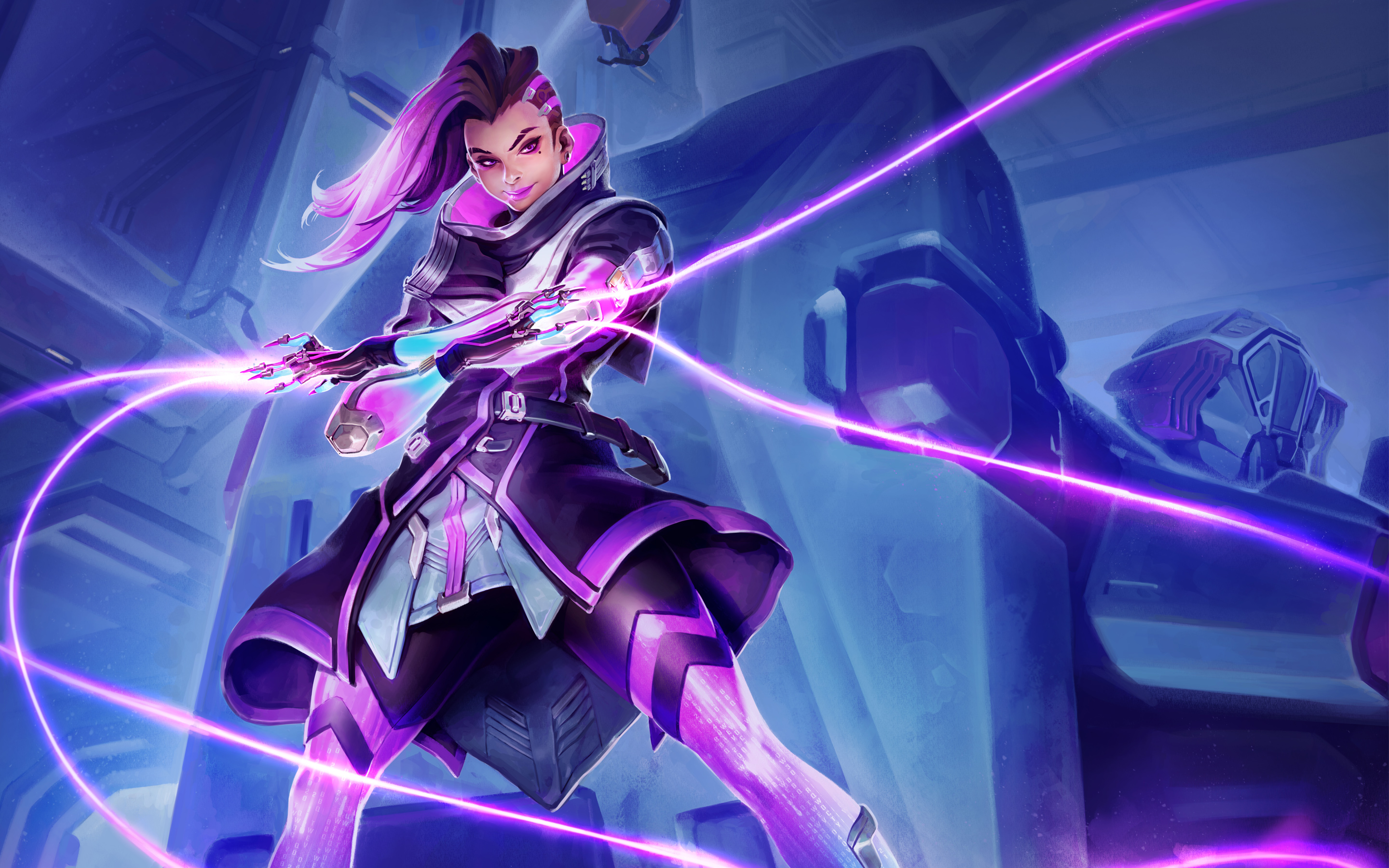1360x768 Sombra In Overwatch Laptop HD HD 4k Wallpapers, Images, Backgrounds,  Photos and Pictures