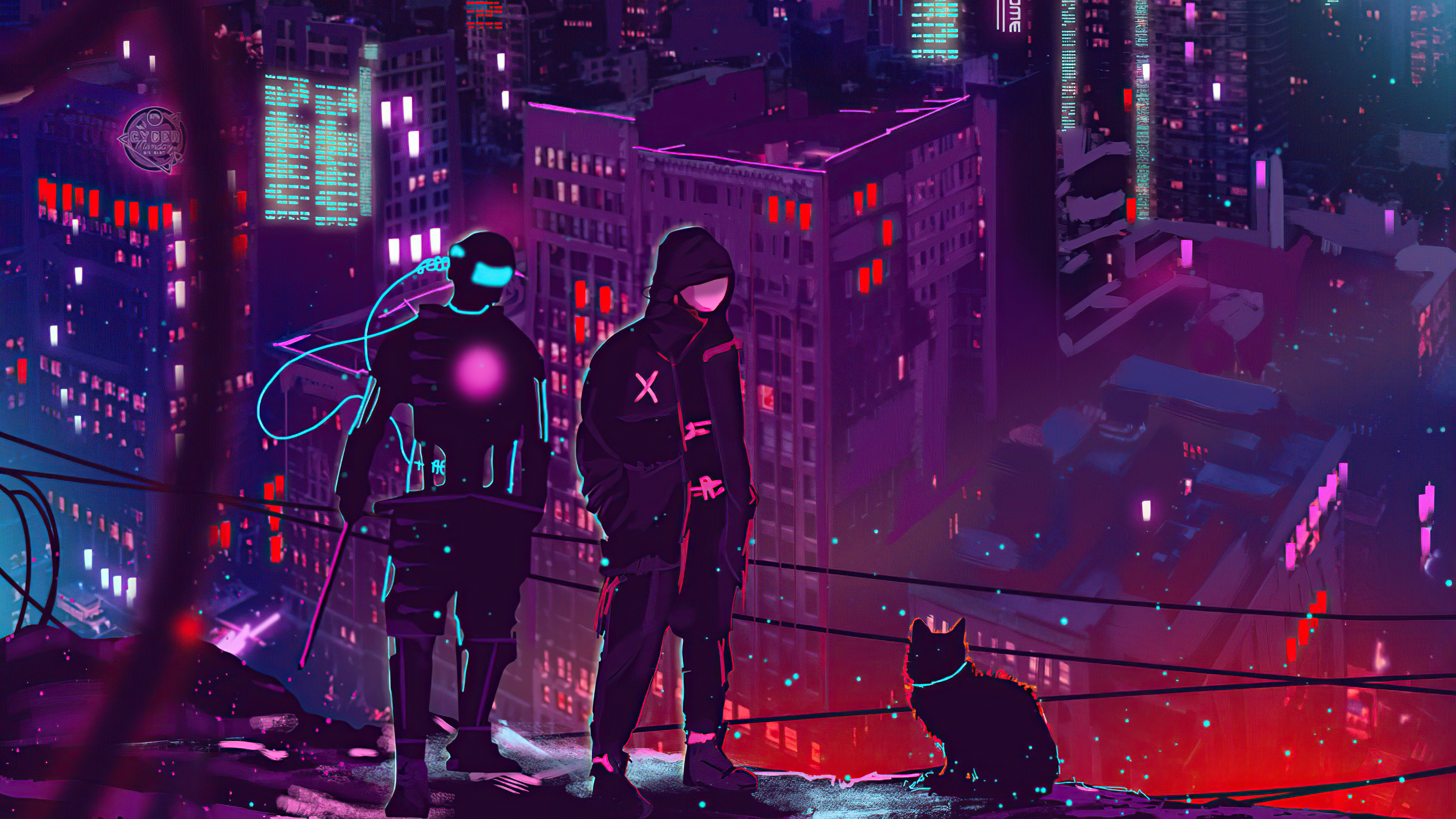 1366x768 Resolution Cyberpunk Artwork 1366x768 Resolution Wallpaper -  Wallpapers Den