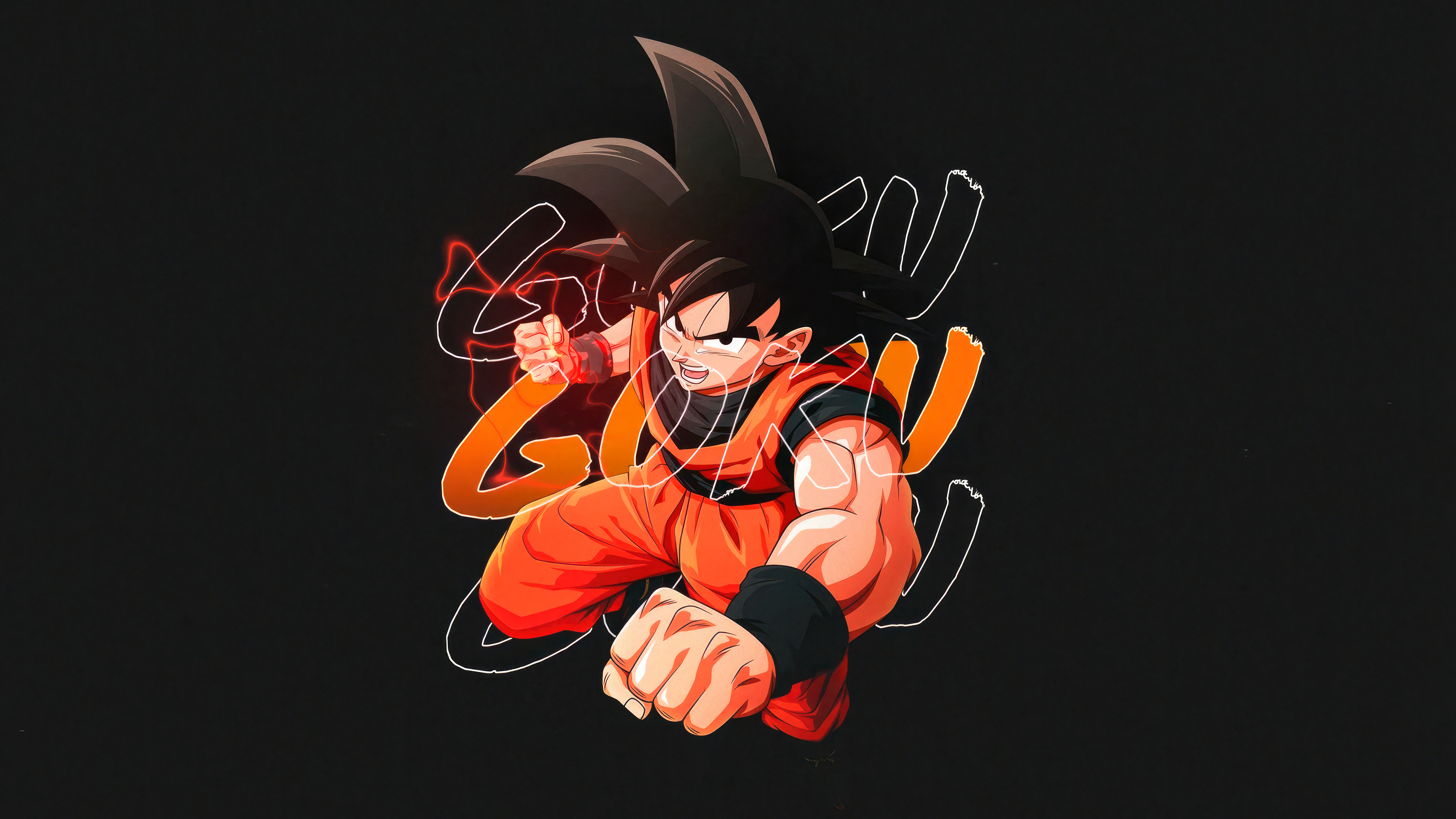 1920x1080 Son Goku Dragon Ball Super Minimal 4k Laptop Full HD