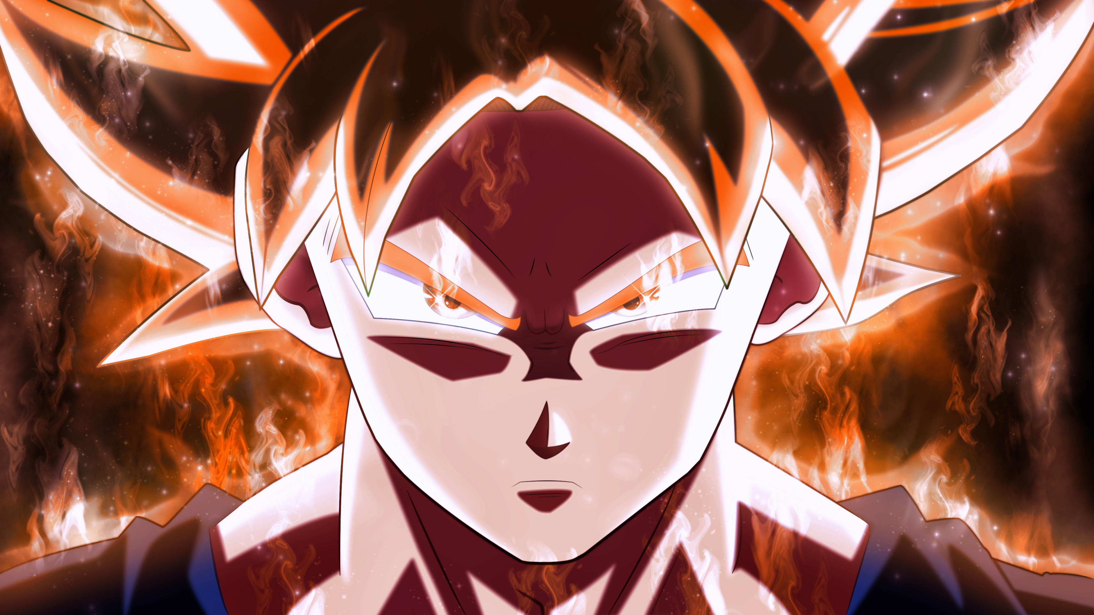 Wallpaper Son Goku, Dragon Ball, Super Saiyajin for mobile and desktop,  section прочее, resolution 3840x2160 - download