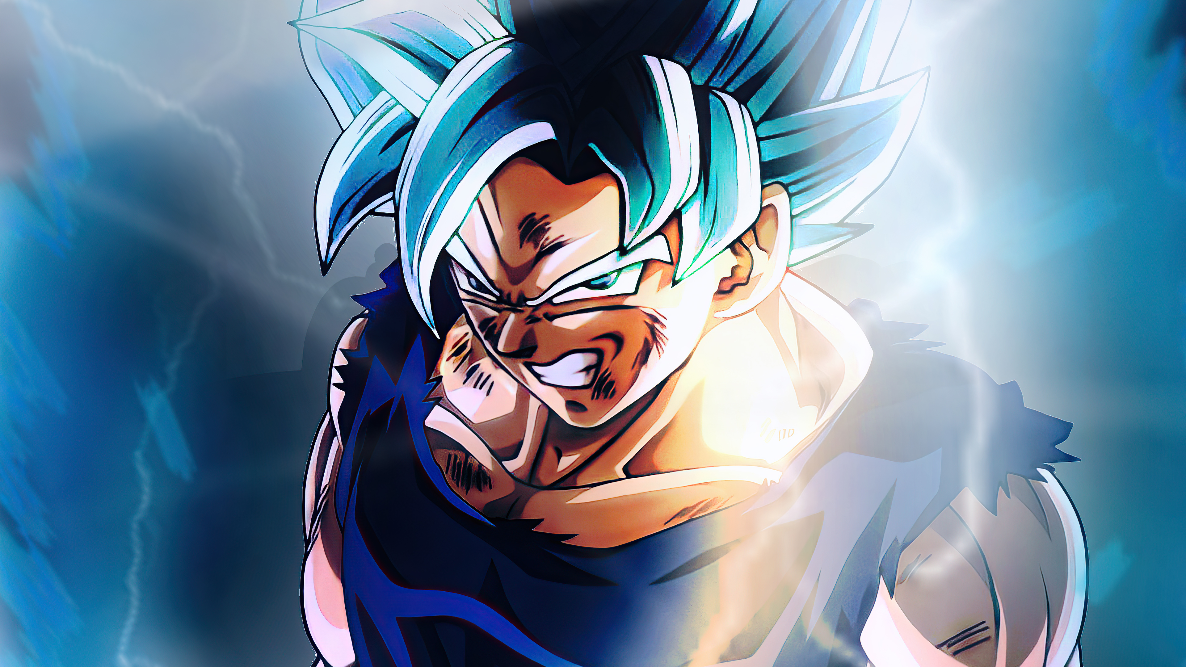 Goku,Super saiyan , HD, UHD, HDR, Highly detailed, h