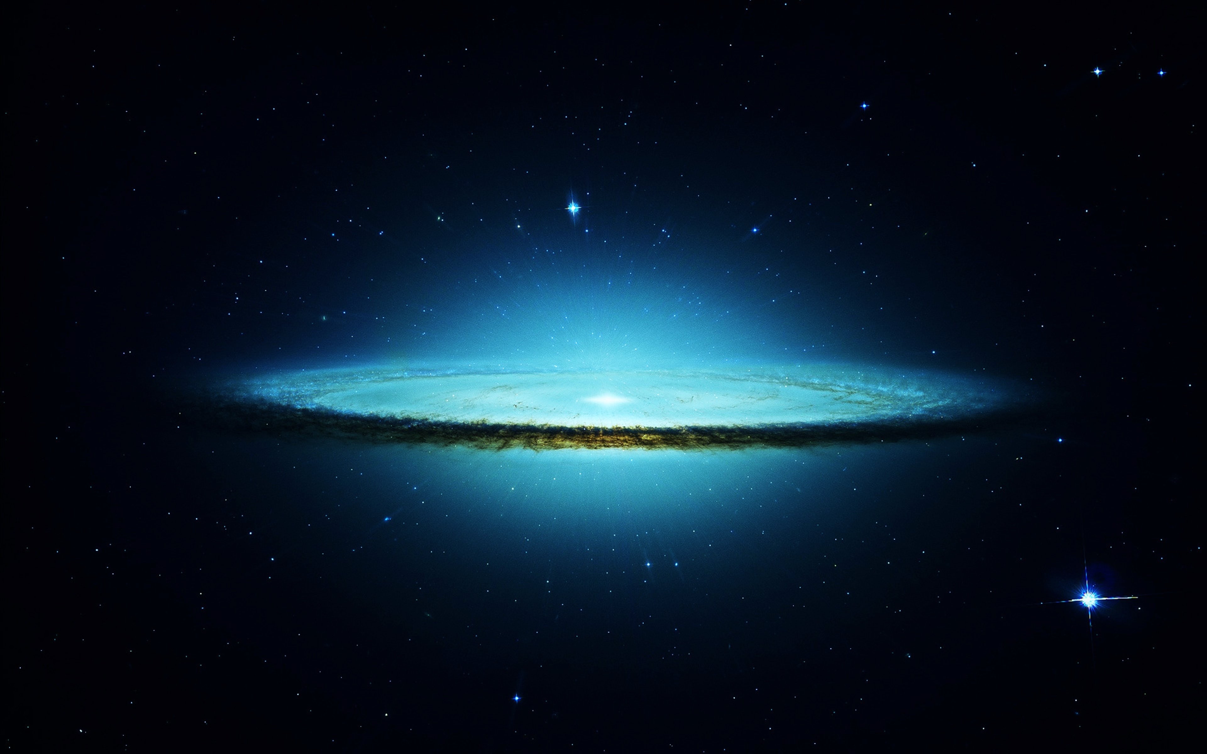 Space Galaxy Cyan Stars 4k Wallpaperhd Digital Universe Wallpapers4k Wallpapersimages 5939