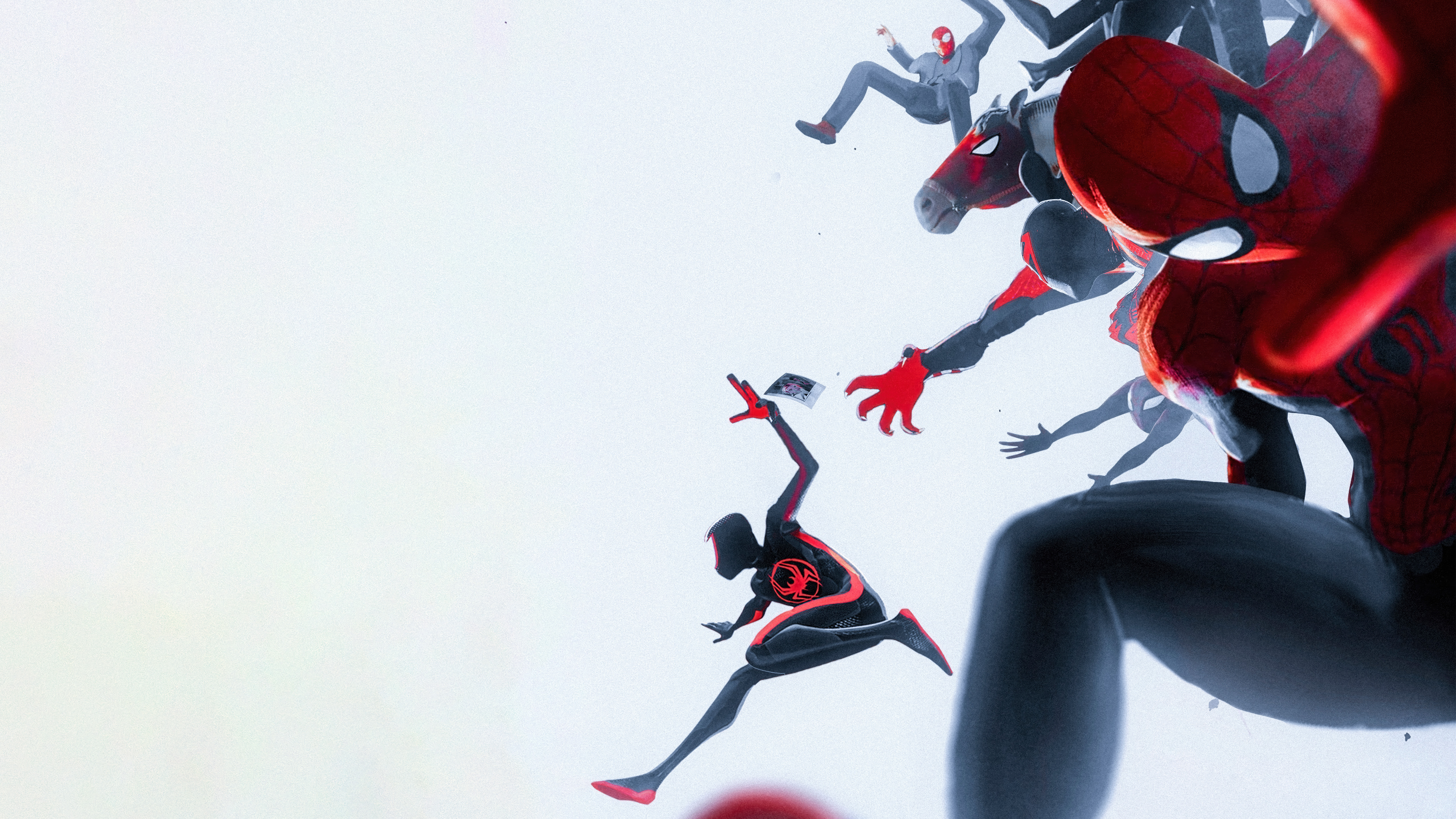 Wallpaper spider-man: across the spiderverse, minimal and funny