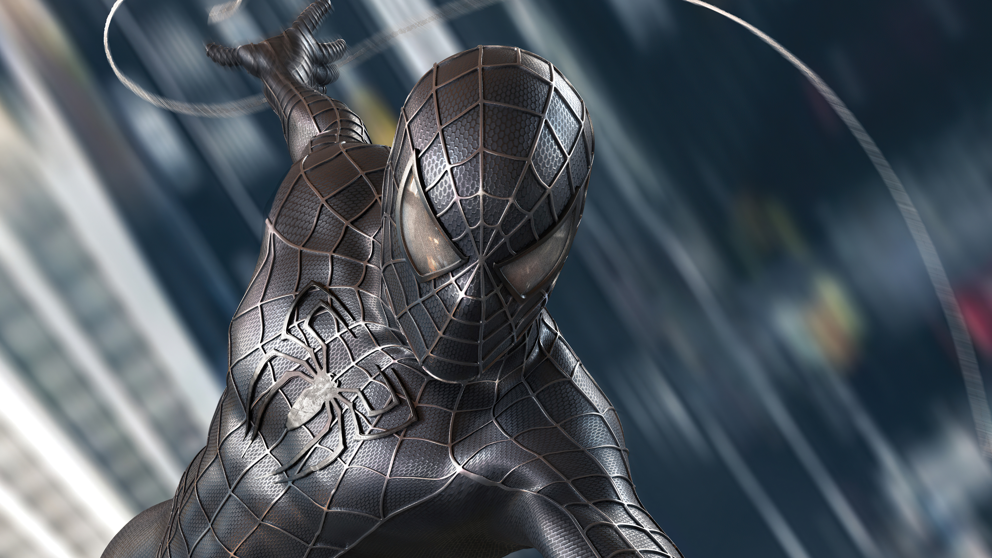 Spider Man Black Symbiote Suit 4k, HD Superheroes, 4k Wallpapers, Images,  Backgrounds, Photos and Pictures