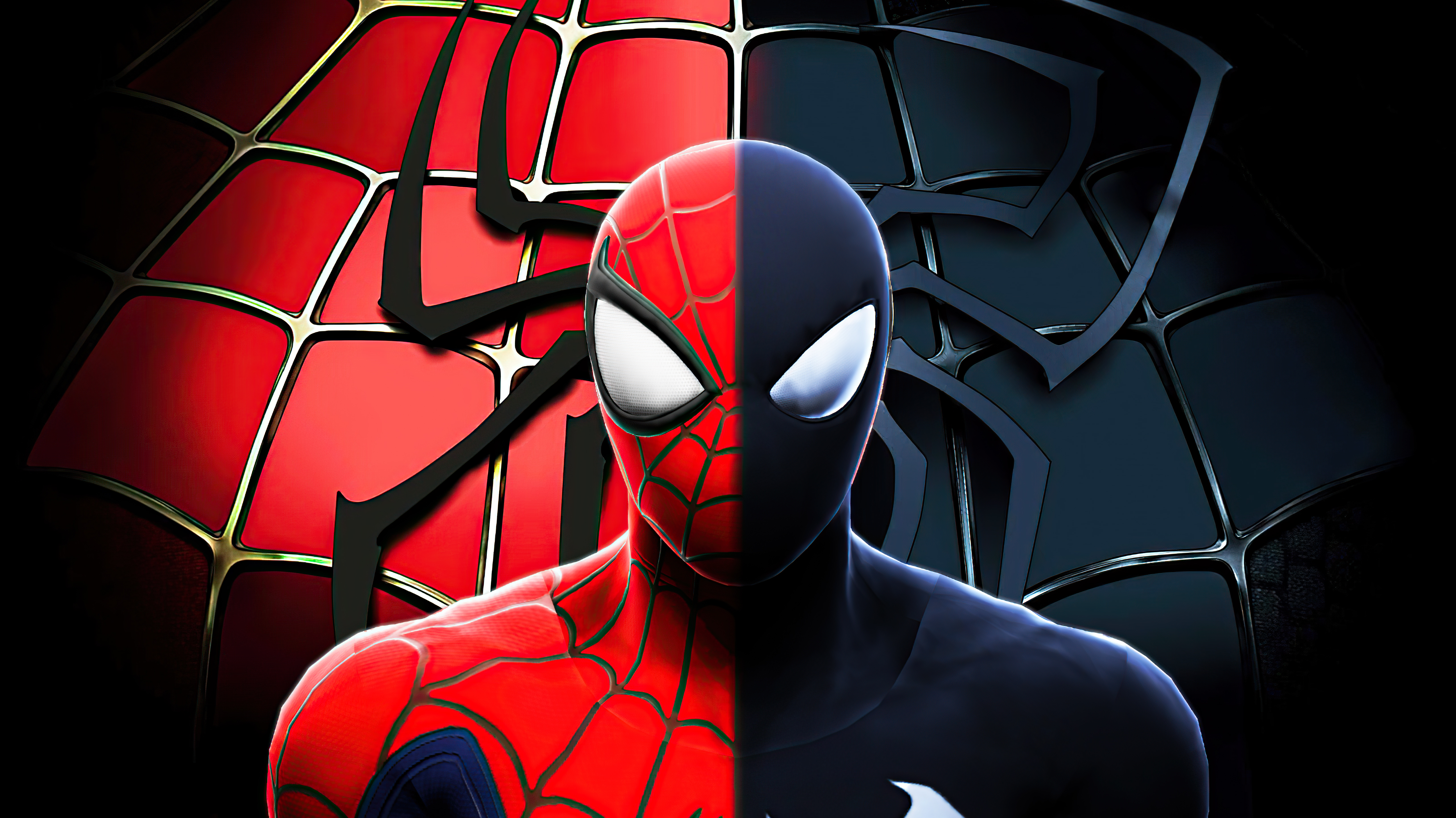 Spider Man Classic And Symbiote, HD Superheroes, 4k Wallpapers, Images,  Backgrounds, Photos and Pictures