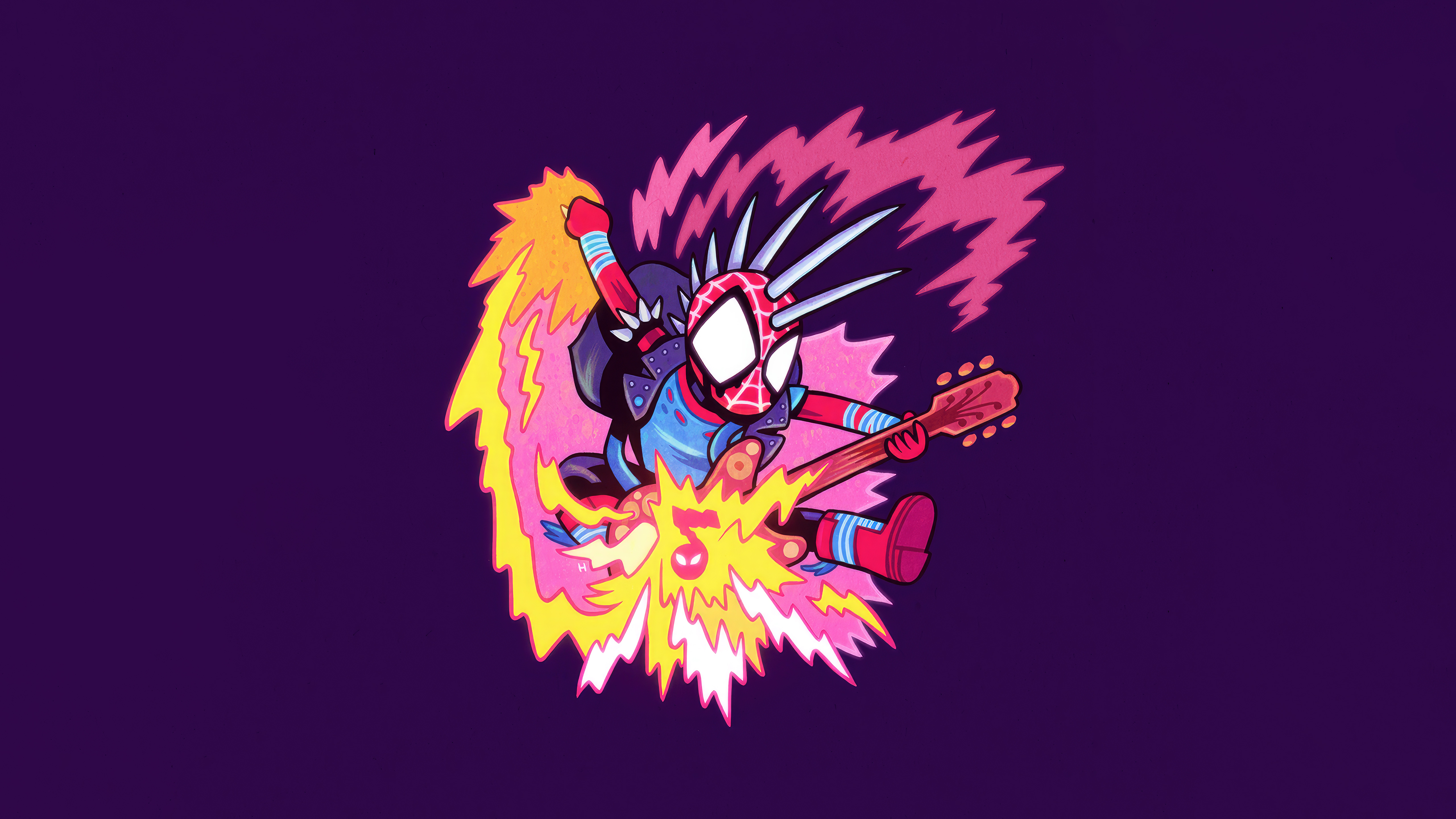 Spiderpunk Wallpaper,HD Superheroes Wallpapers,4k  Wallpapers,Images,Backgrounds,Photos and Pictures