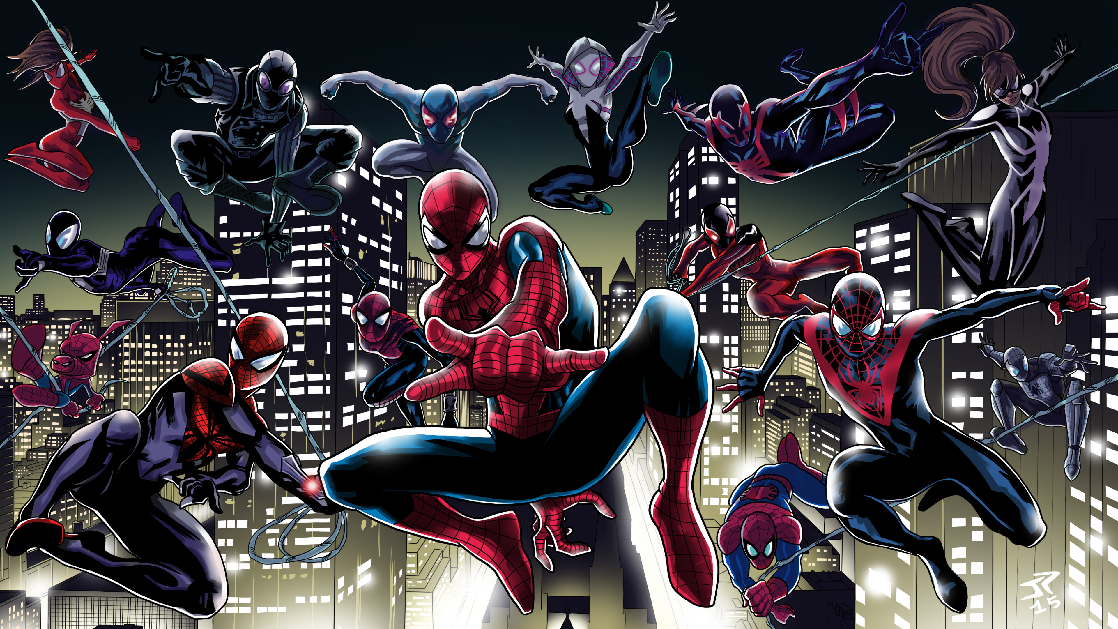 Spider Verse, HD Superheroes, 4k Wallpapers, Images, Backgrounds ...