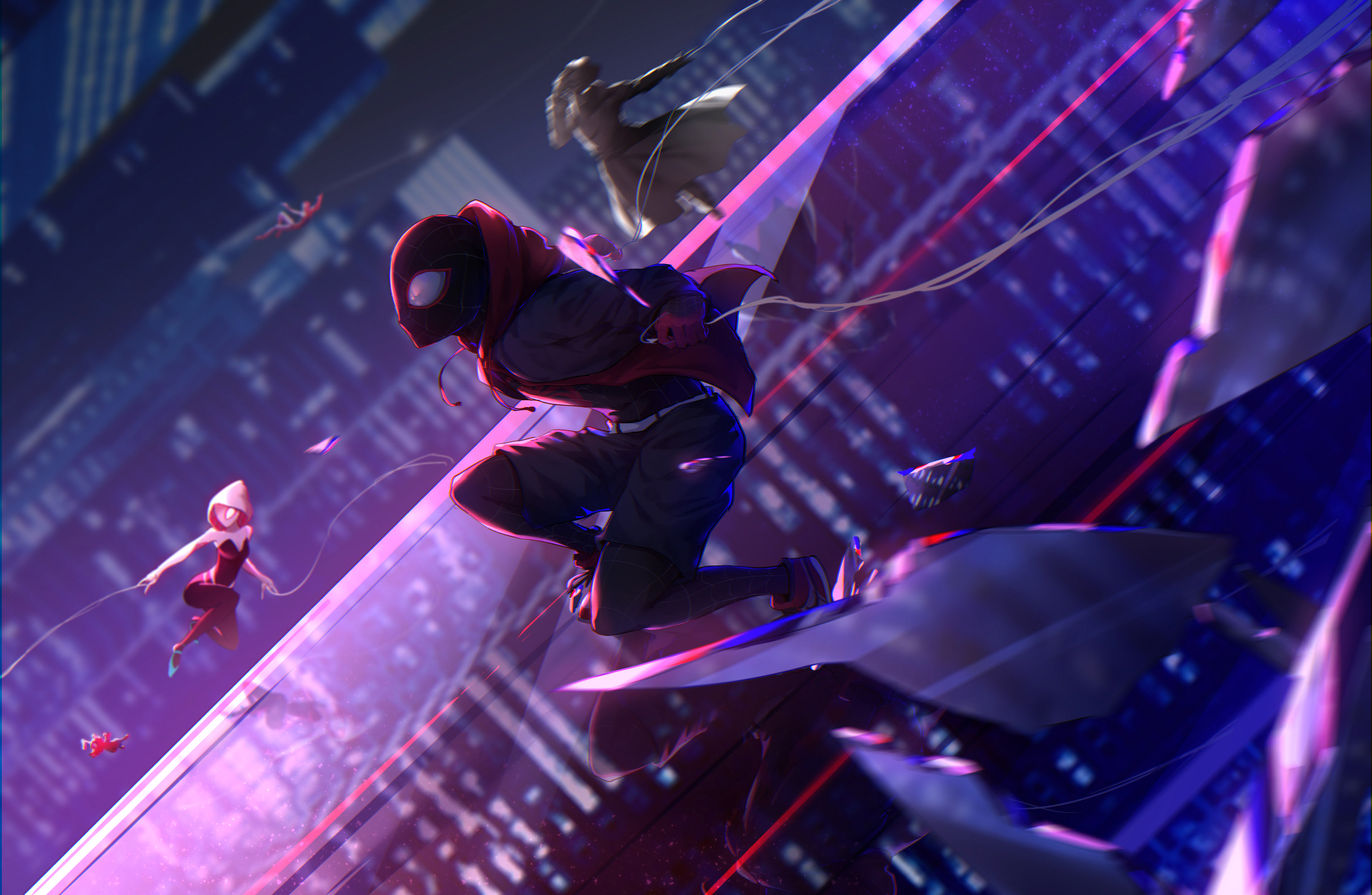 Spider Verse Universe 5k, HD Superheroes, 4k Wallpapers, Images ...
