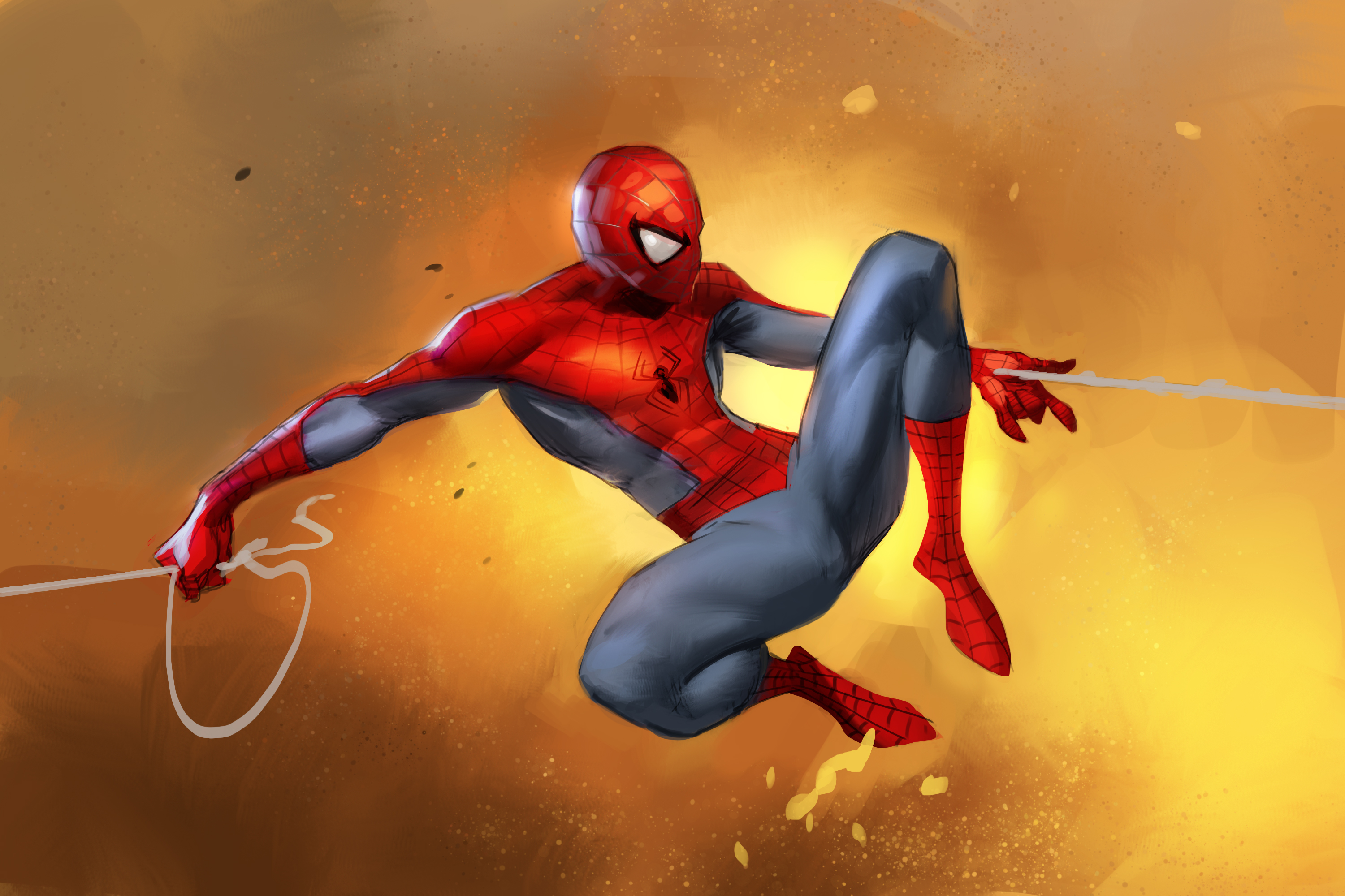 Spiderman 4k New Digital Artwork, HD Superheroes, 4k Wallpapers, Images