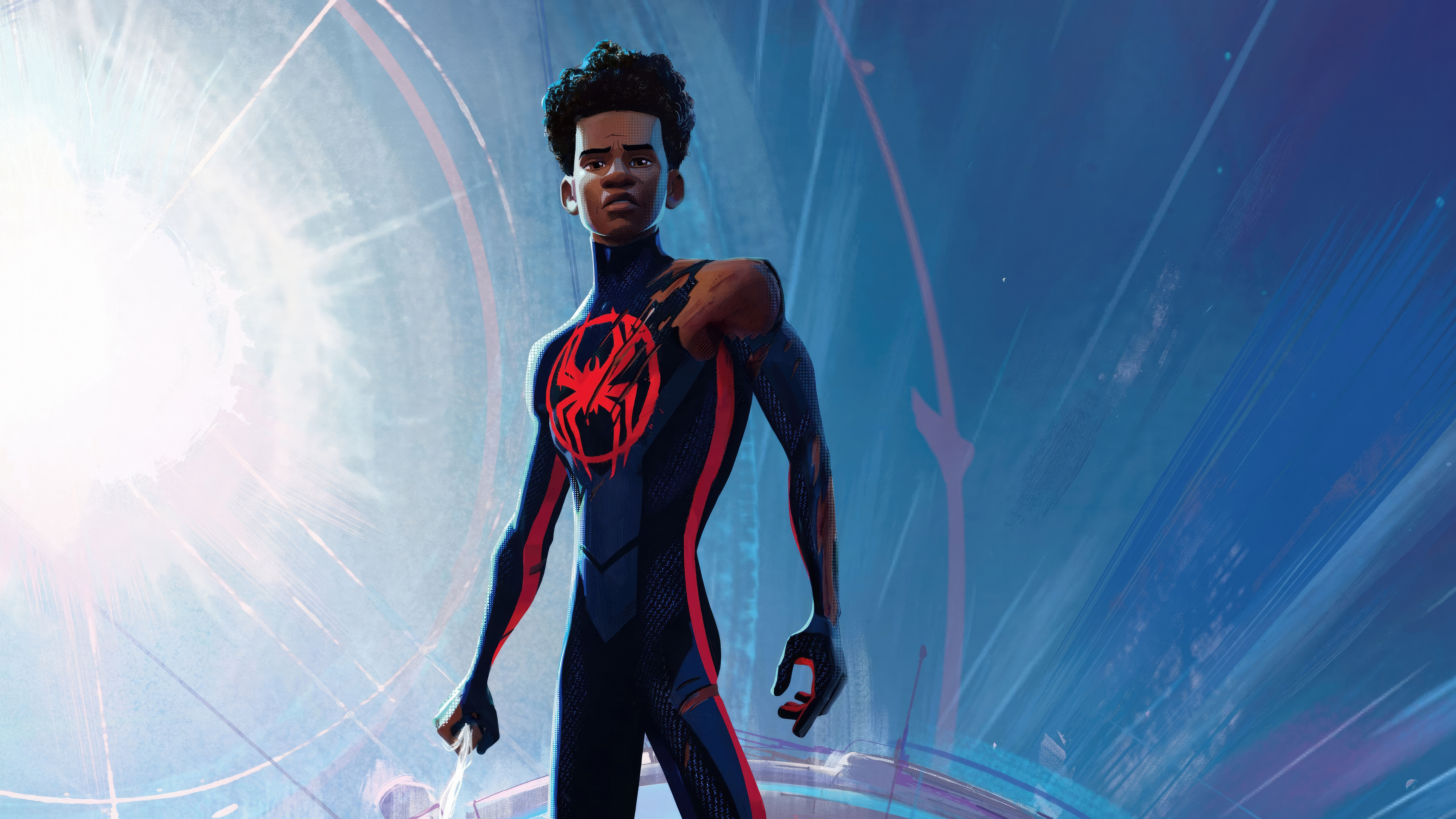 Spider-Man across the spider verse wallpaper in 2023