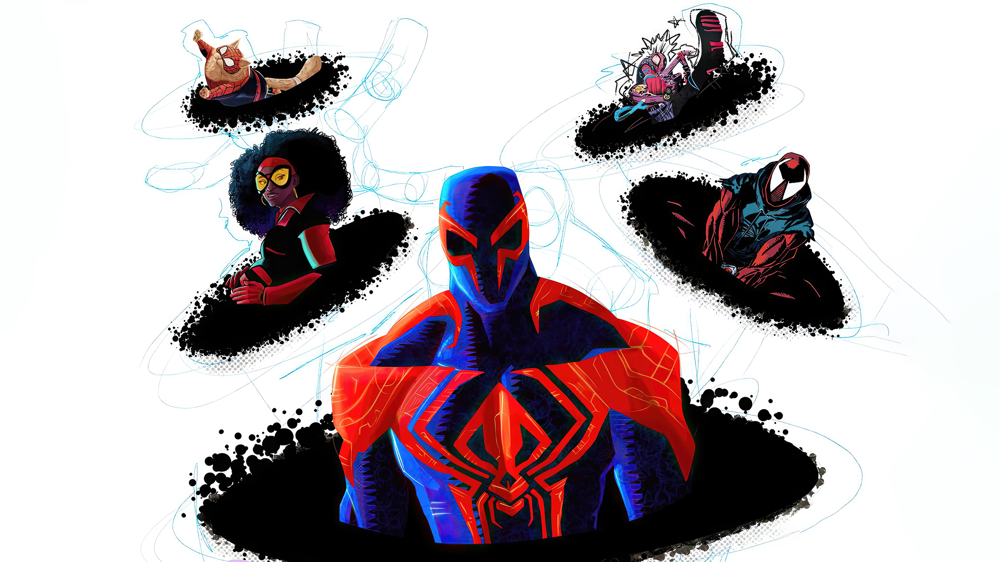 Spiderman Across The Spider Verse X Spot Wallpaper,HD Movies Wallpapers ...