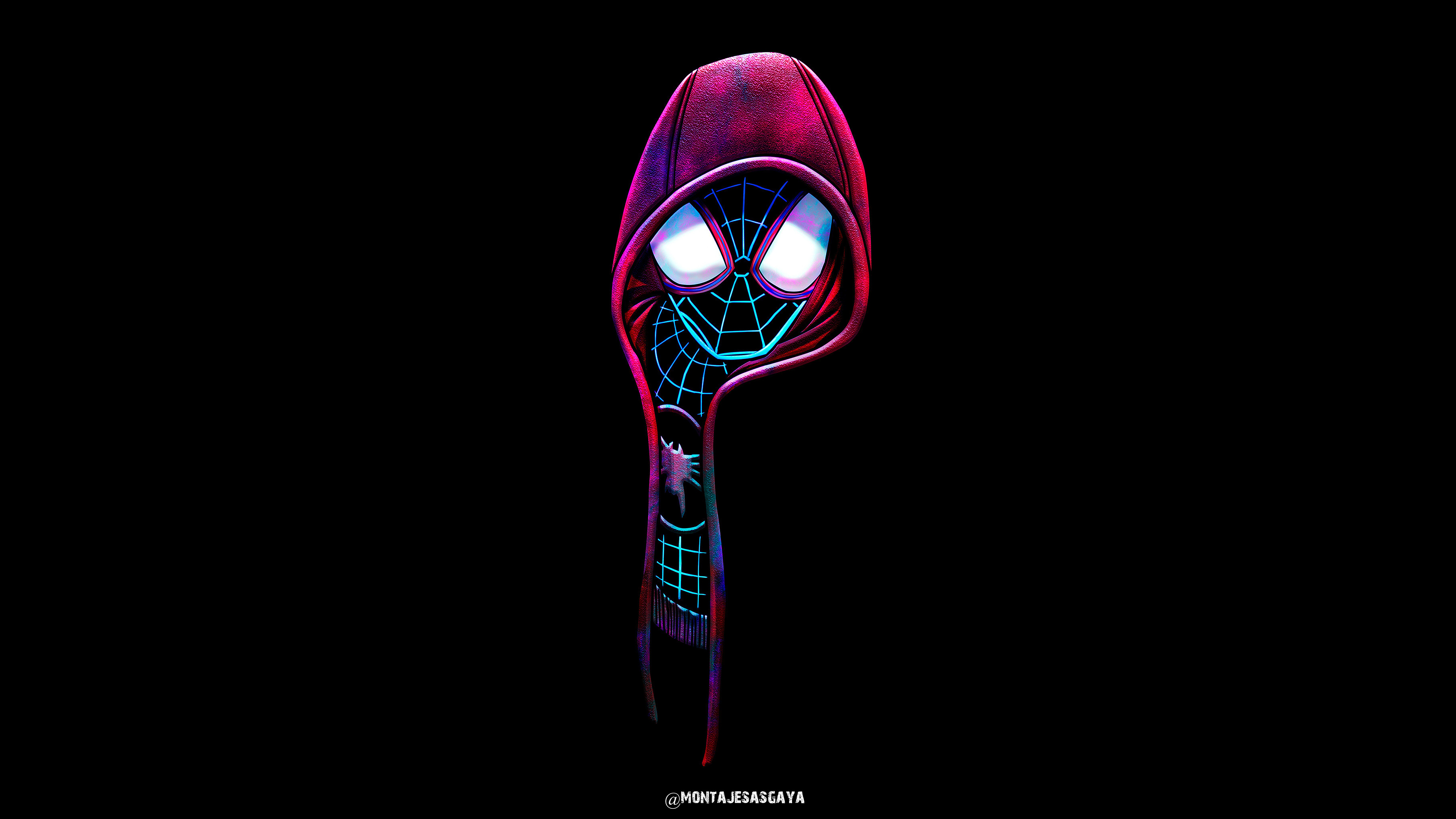 Spiderman Dark Illustration 4k, HD Superheroes, 4k Wallpapers, Images
