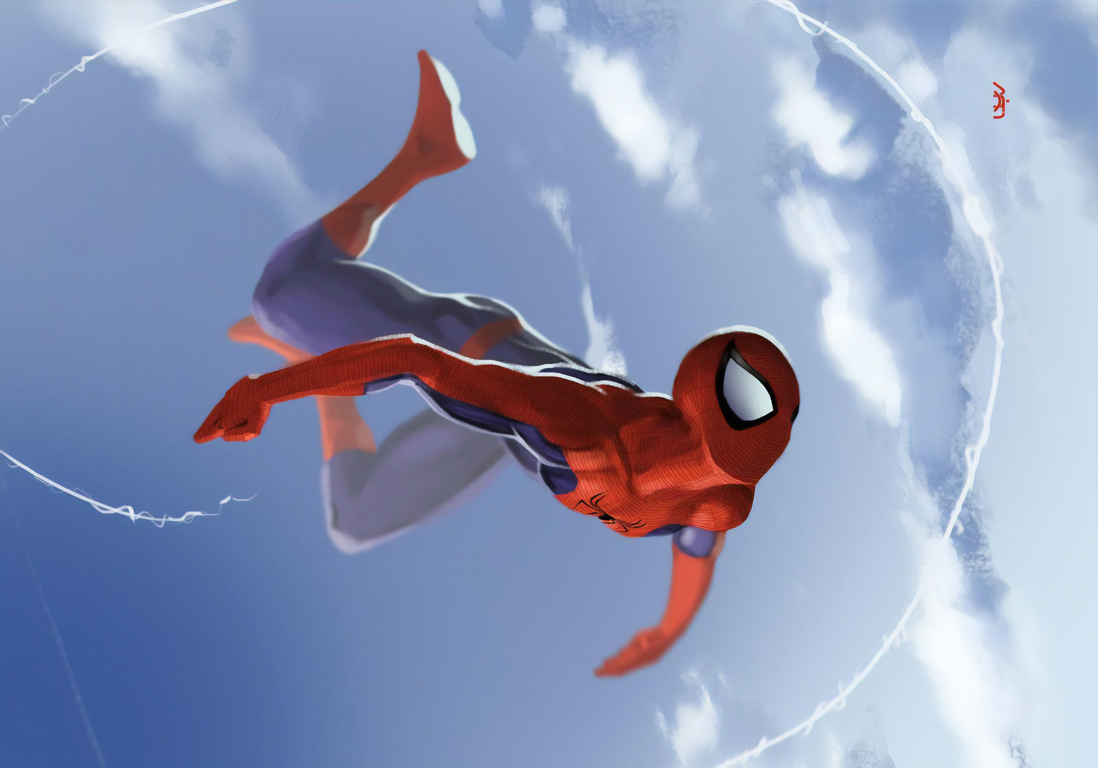 Spiderman Falling, HD Superheroes, 4k Wallpapers, Images, Backgrounds,  Photos and Pictures