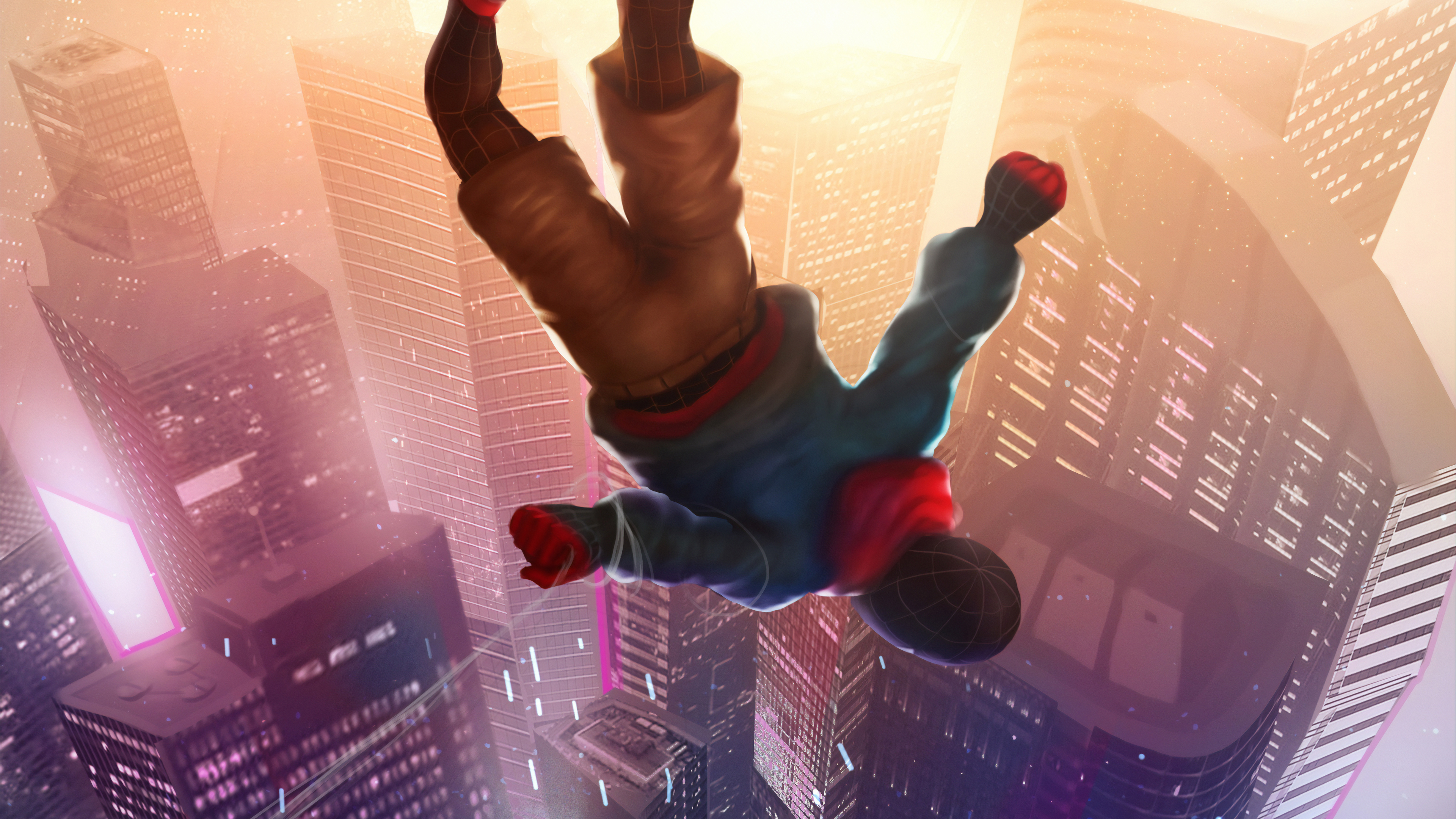 Into The Spider Verse Wallpaper  NawPic