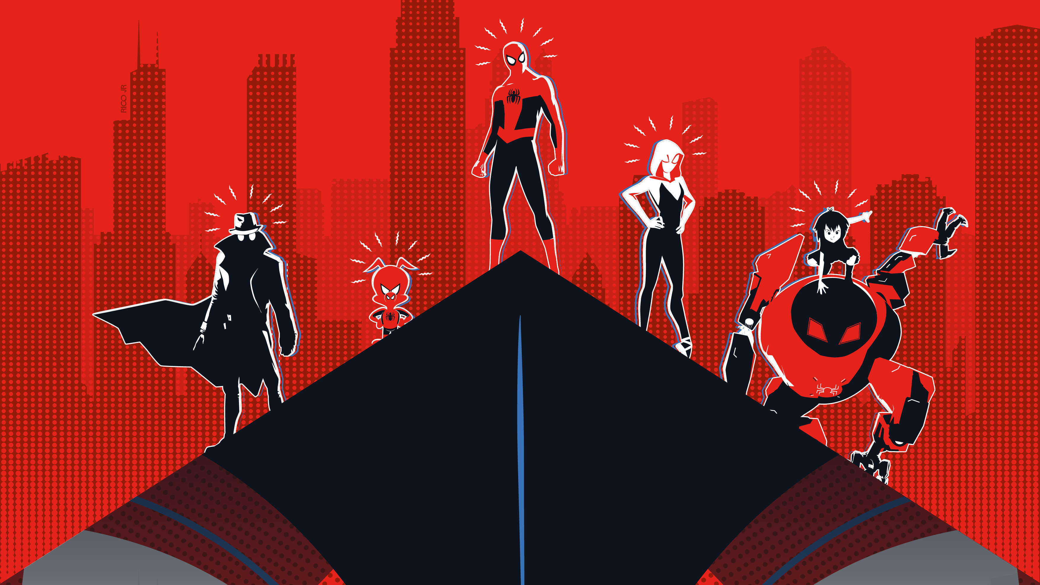 Spiderman Into Spider Verse, HD Movies, 4k Wallpapers, Images