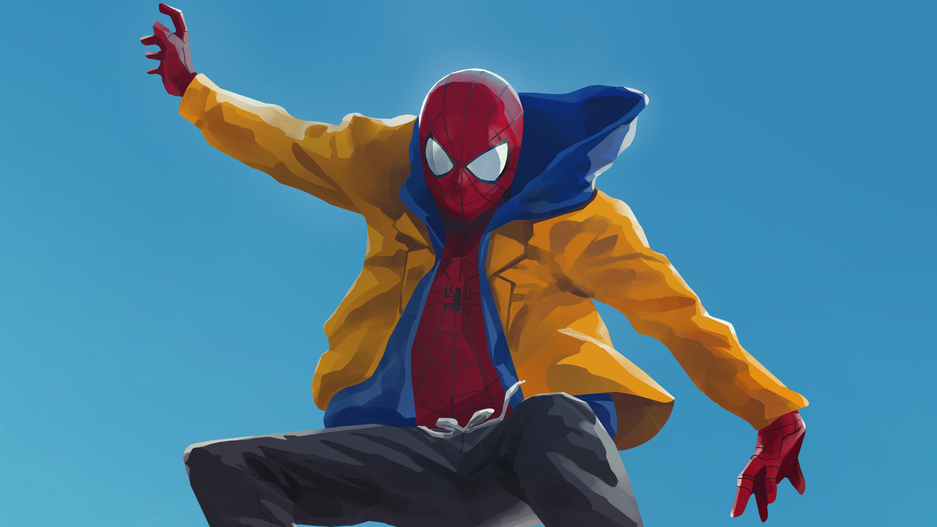 SpiderMan Into The Spider Verse Digital Artwork, HD Superheroes, 4k ...