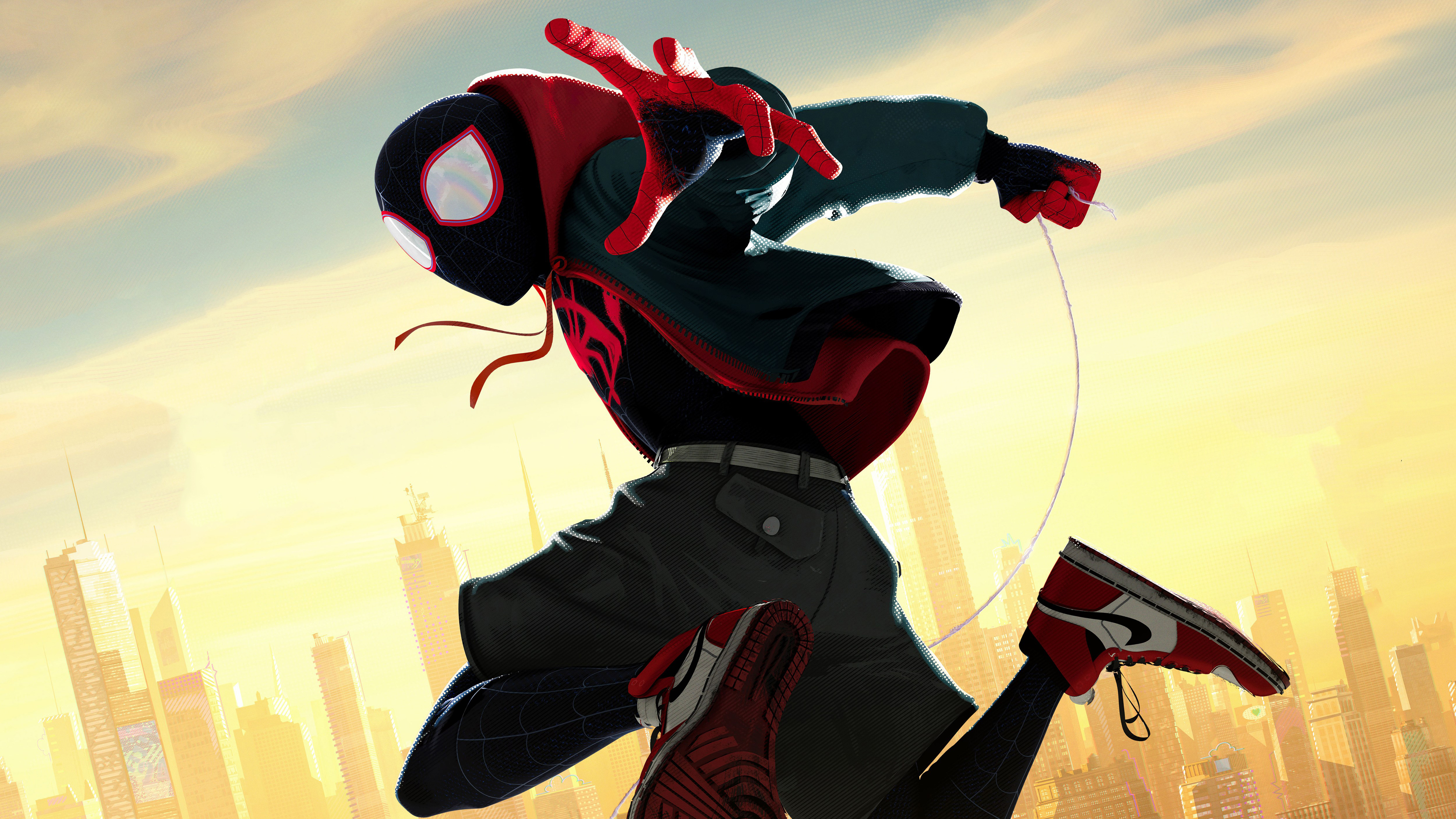 SpiderMan Into The Spider Verse Movie 5K Official Poster, HD Movies, 4k