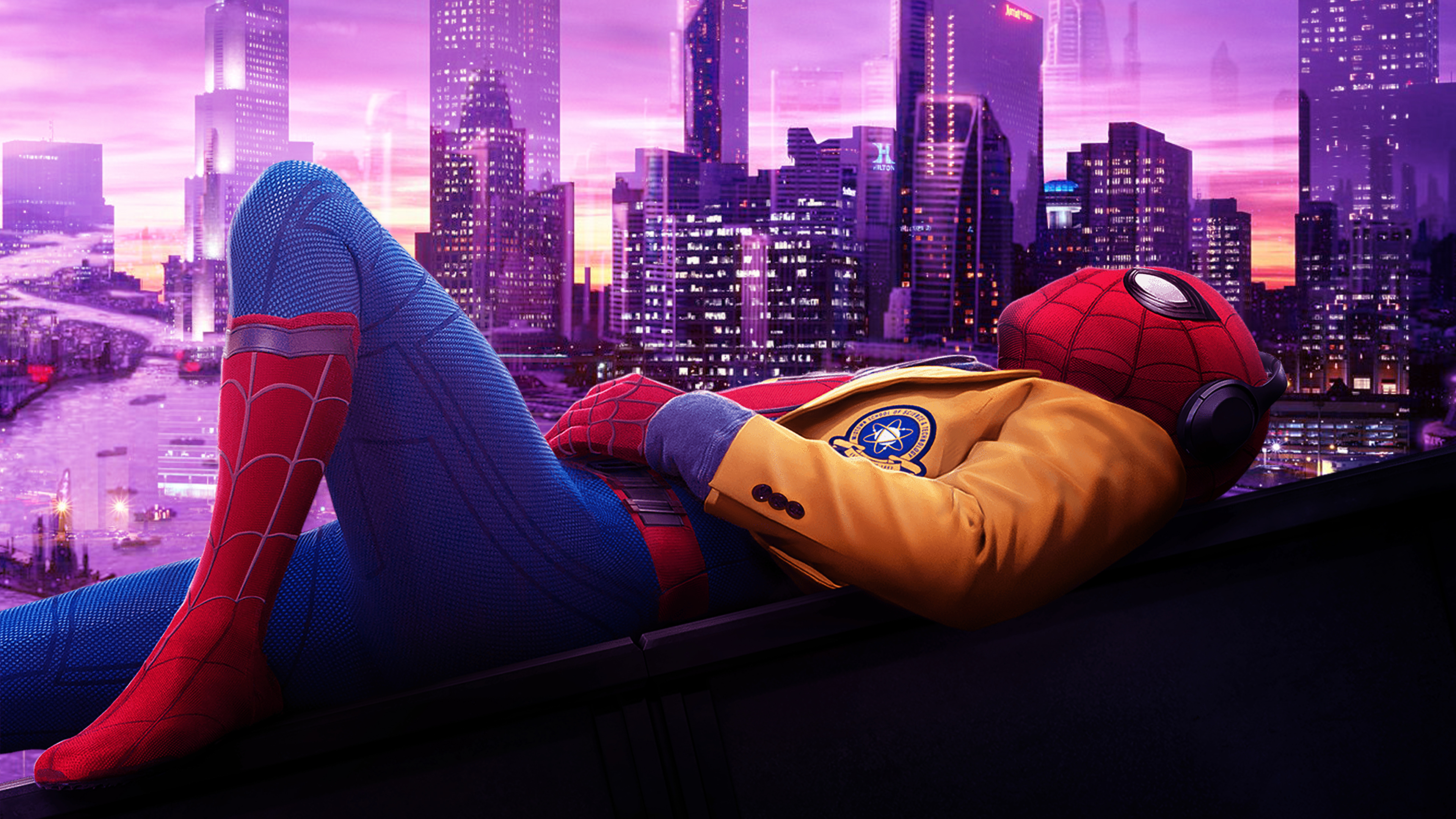 Spiderman Listening Music 4k 2019, HD Superheroes, 4k Wallpapers, Images,  Backgrounds, Photos and Pictures