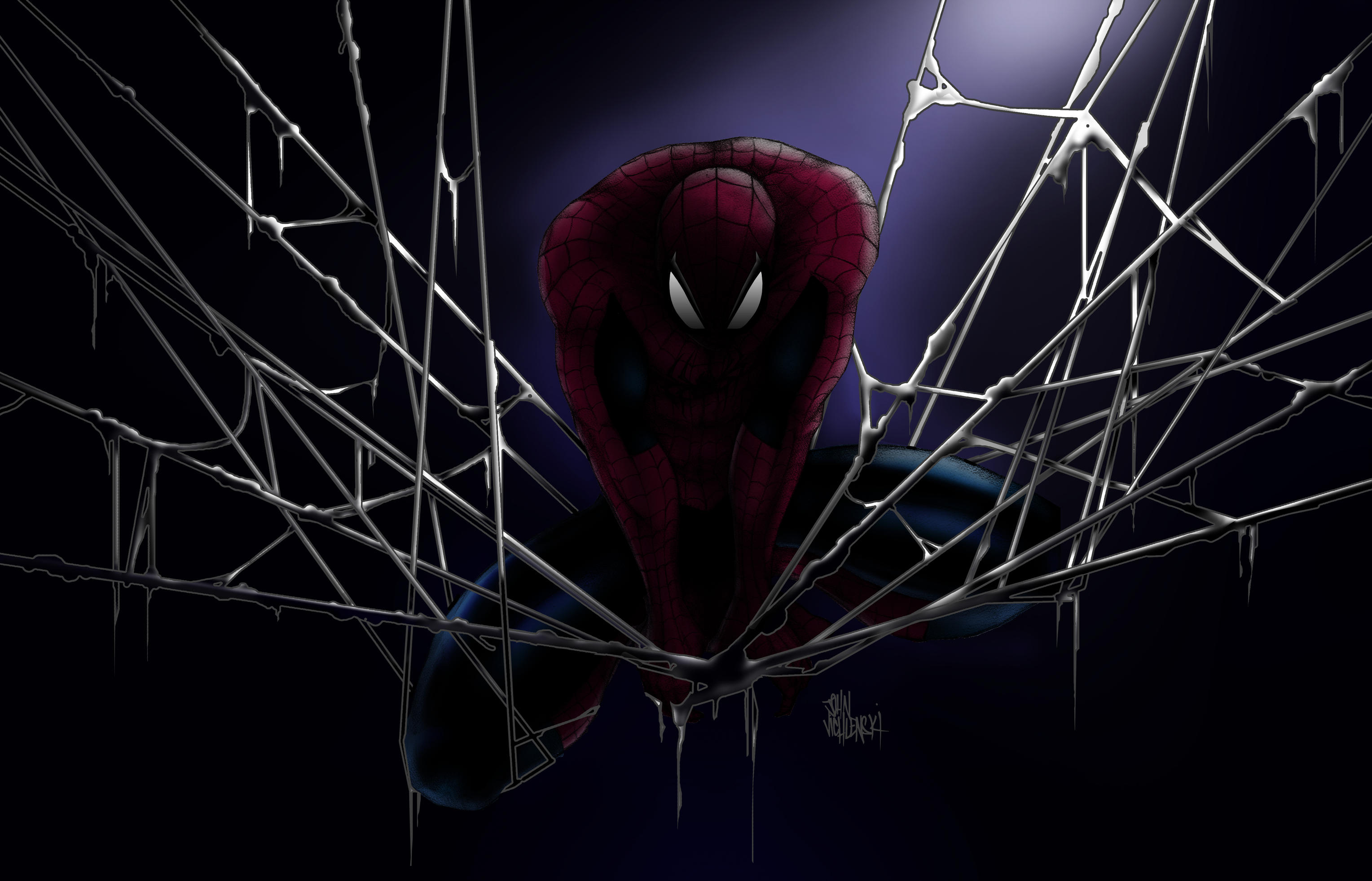 Spider Man Web  Spider Man Blue HD wallpaper  Pxfuel